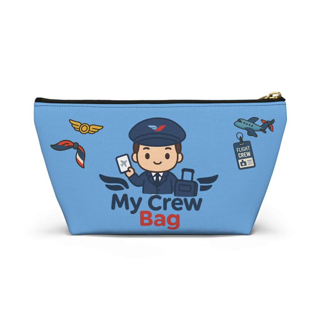 Flight Crew Accessory Pouch w T-bottom