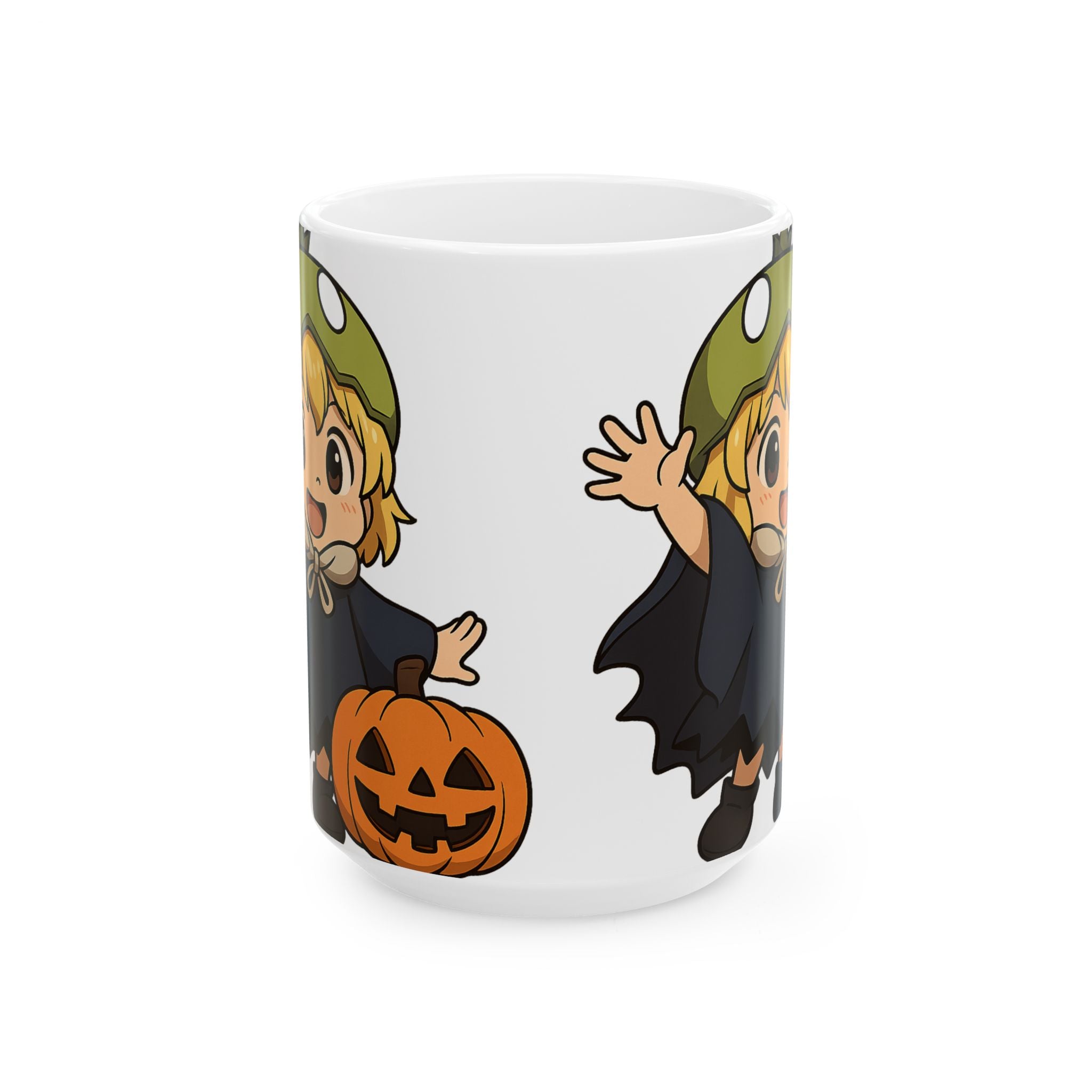 Dr Stone Anime Halloween Suica Ceramic Mug, (11oz, 15oz)