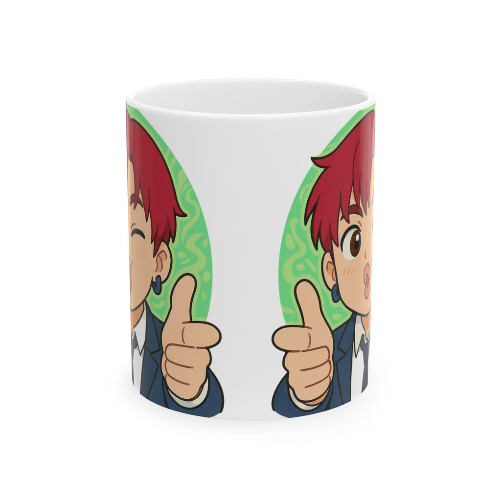 Dandadan Anime Ceramic Mug, (11oz, 15oz)