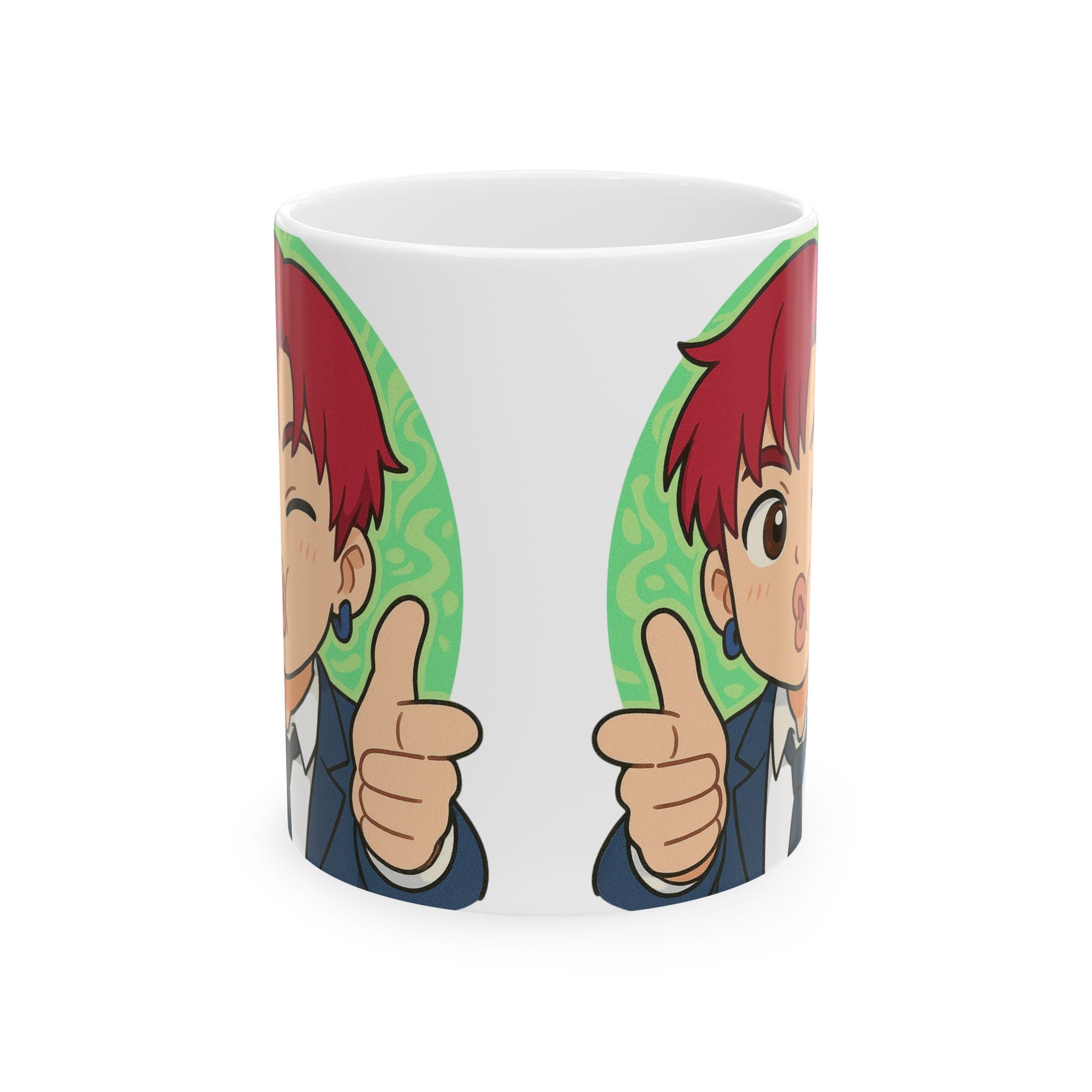 Dandadan Anime Ceramic Mug, (11oz, 15oz)