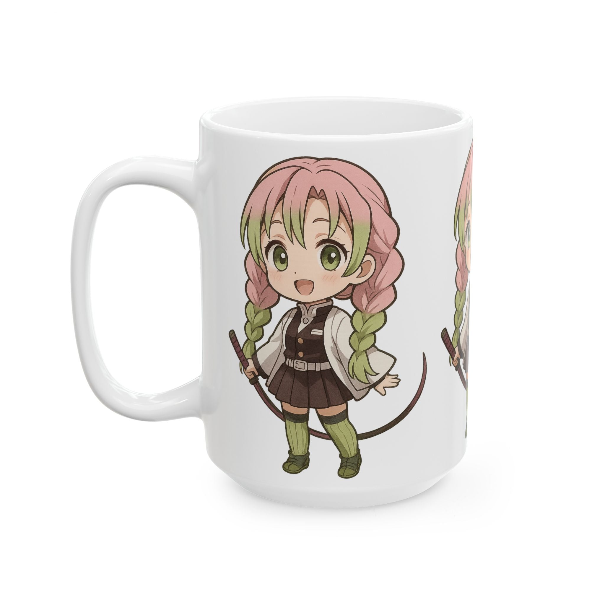Demon Slayer Ceramic Mug, (11oz, 15oz)