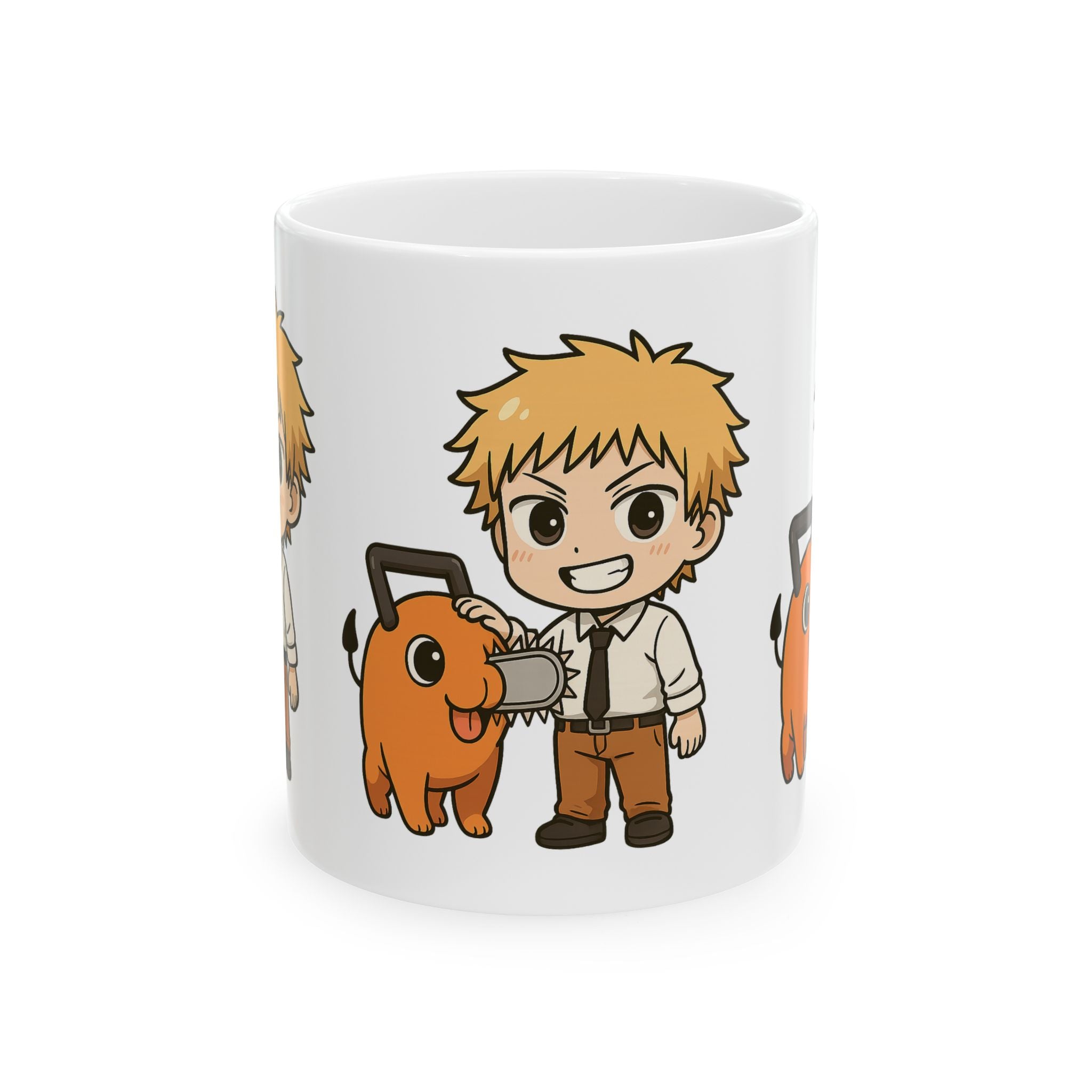 Chainsaw Man Anime  Ceramic Mug, (11oz, 15oz)