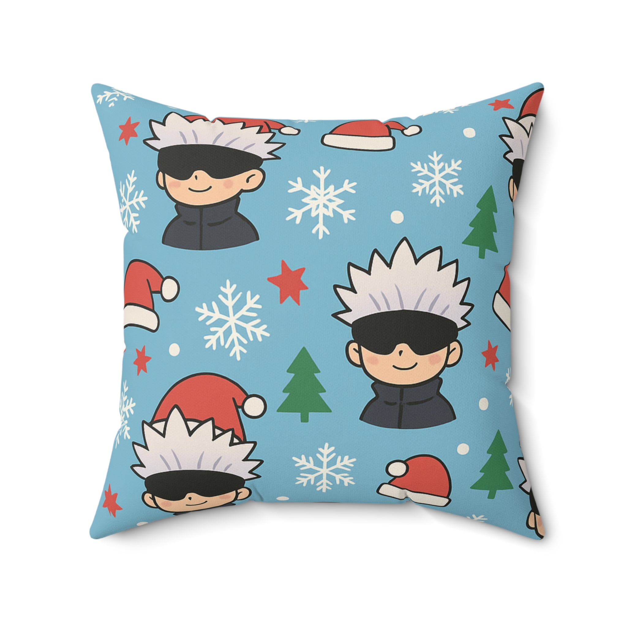 Gojo Christmas Spun Polyester Square Pillow