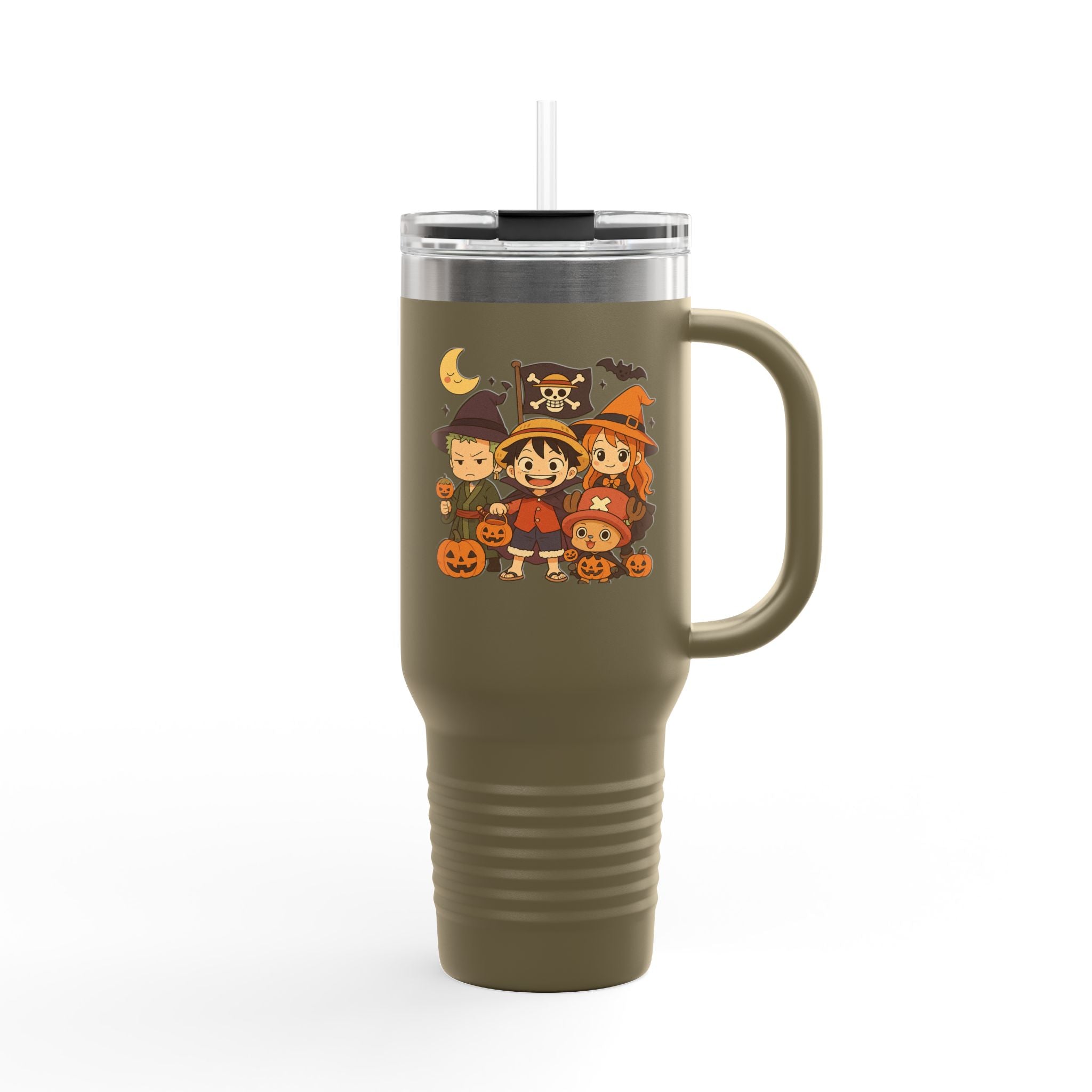 Anime one Piece Halloween Insulated Travel Mug, 40oz