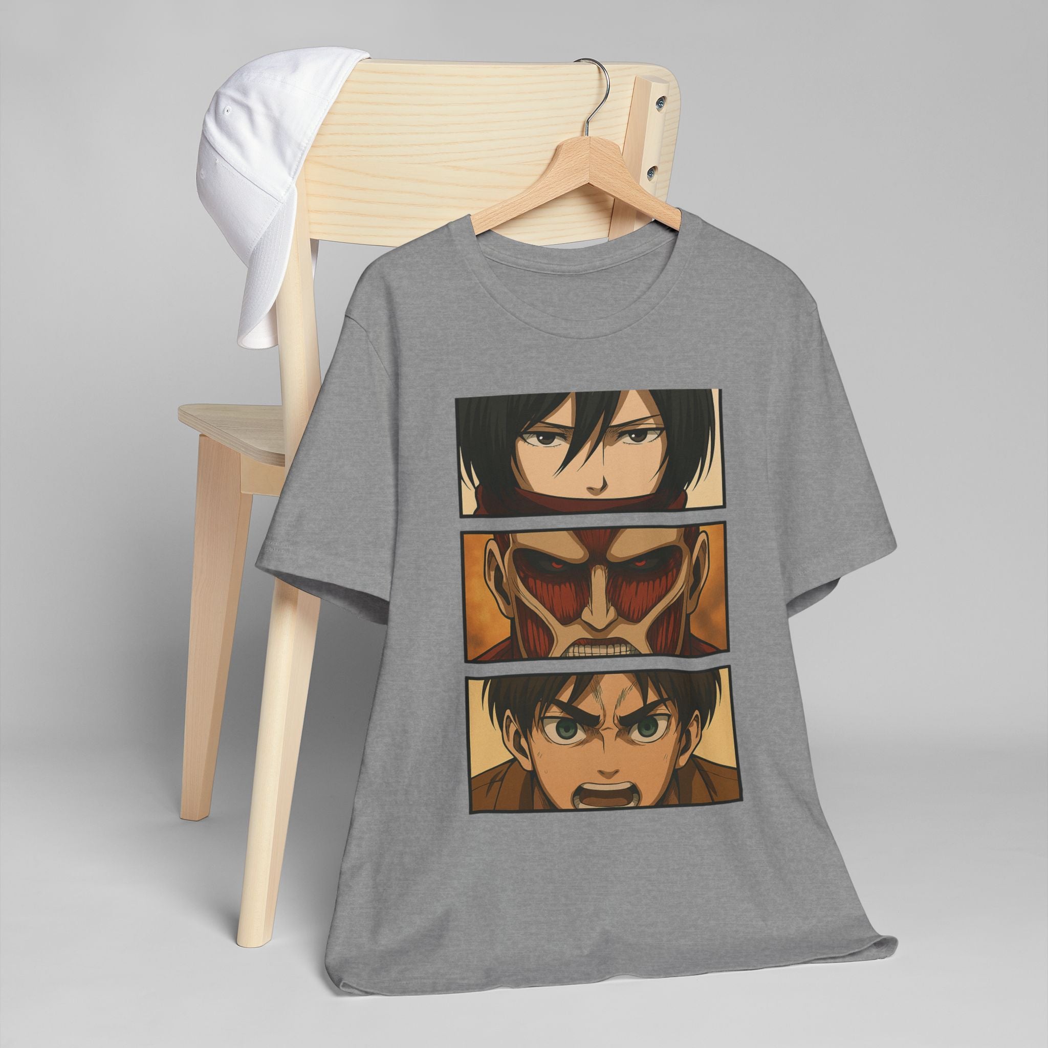 Attack on titan Anime Unisex Jersey T-Shirt