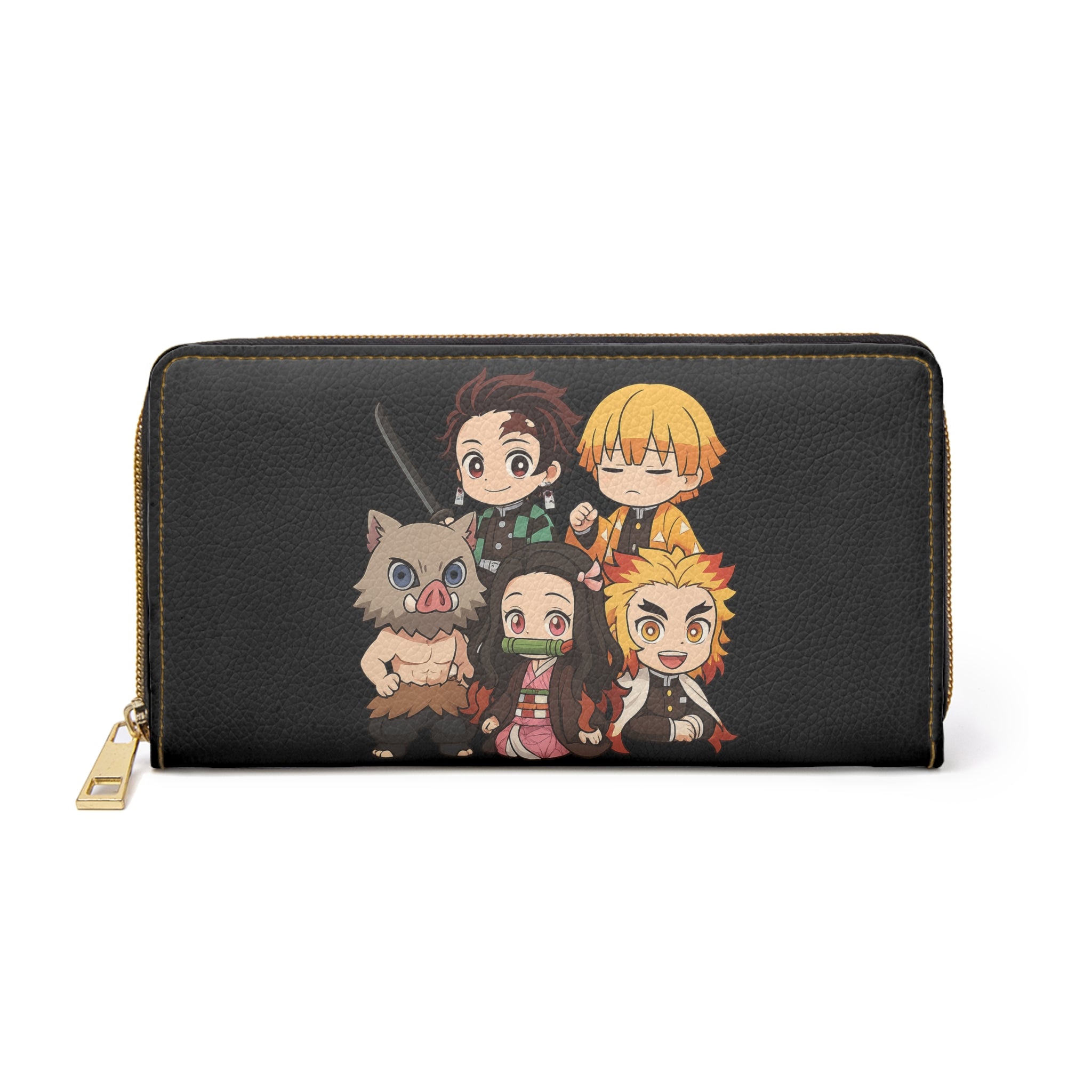 Anime Zipper Wallet, Japanese Cartoon Character Money Holder, Manga Graphic Print Purse, Anime Lover Gift, Comic Book Wallet, Geek