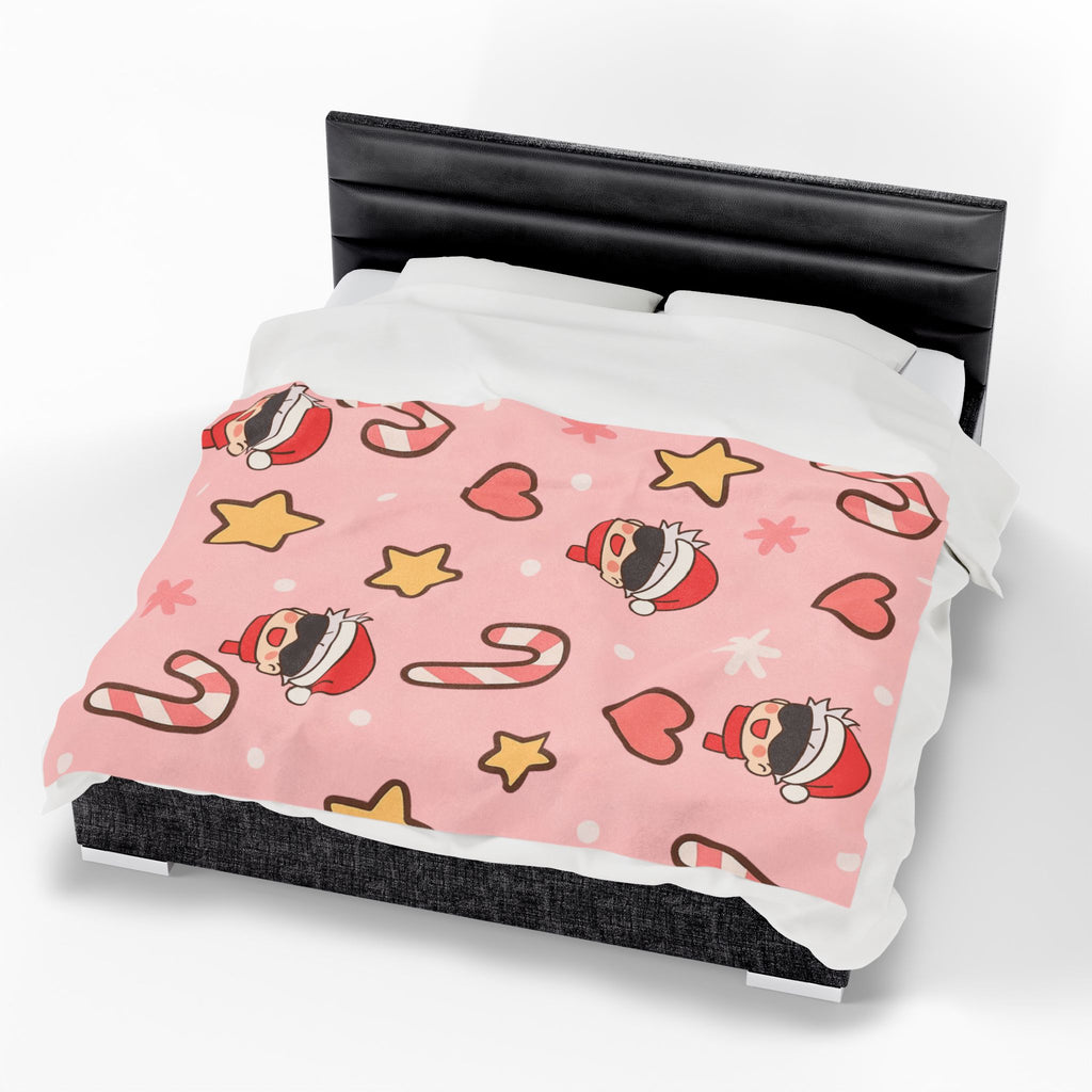 Gojo Christmas Velveteen Plush Blanket