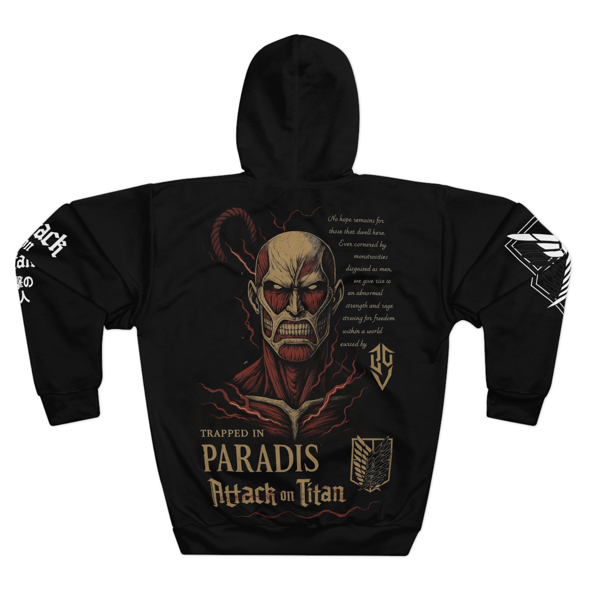 Attack on Titan Unisex Pullover Hoodie