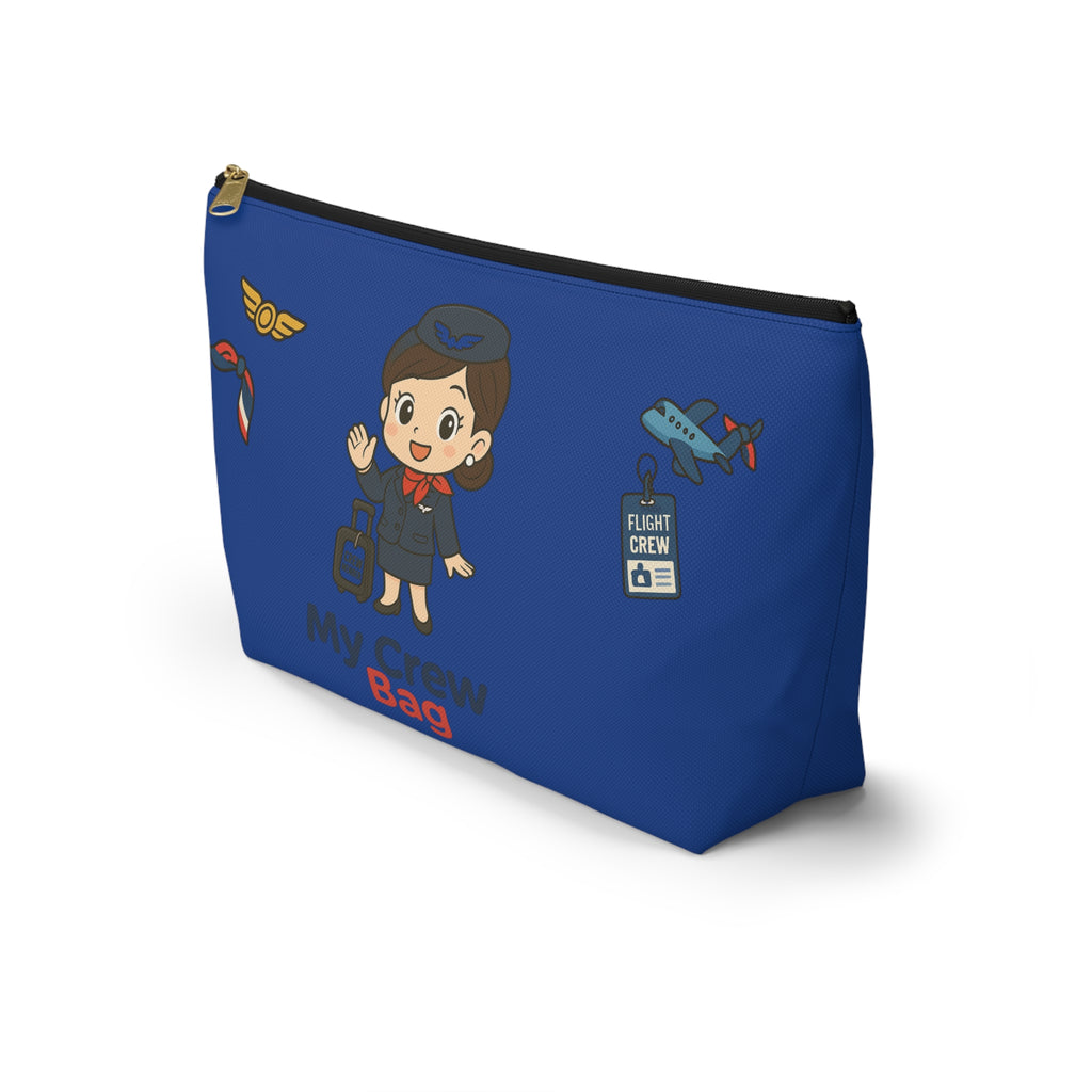 Flight Crew Accessory Pouch w T-bottom