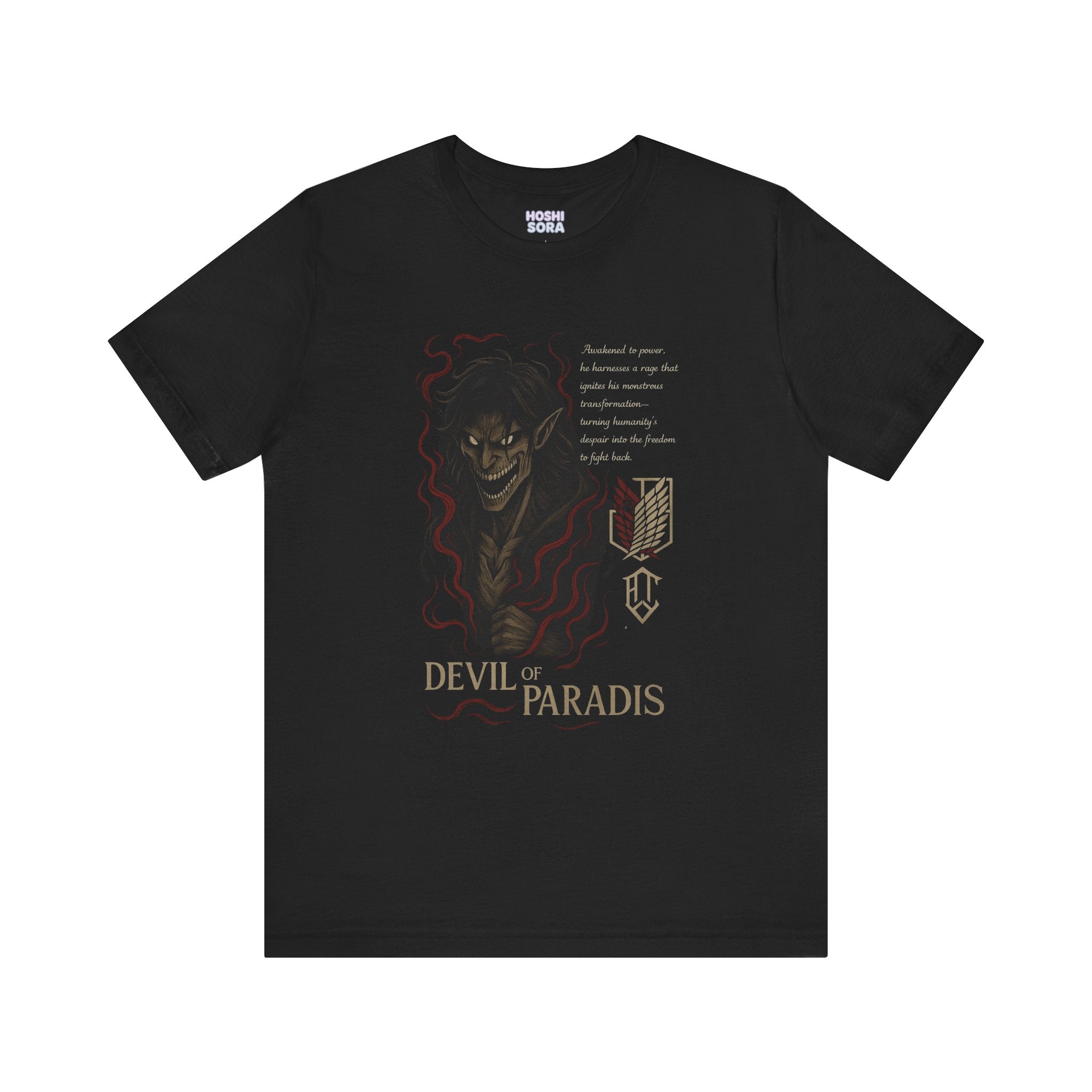 Attack on Titan Unisex Jersey Short Sleeve Tee