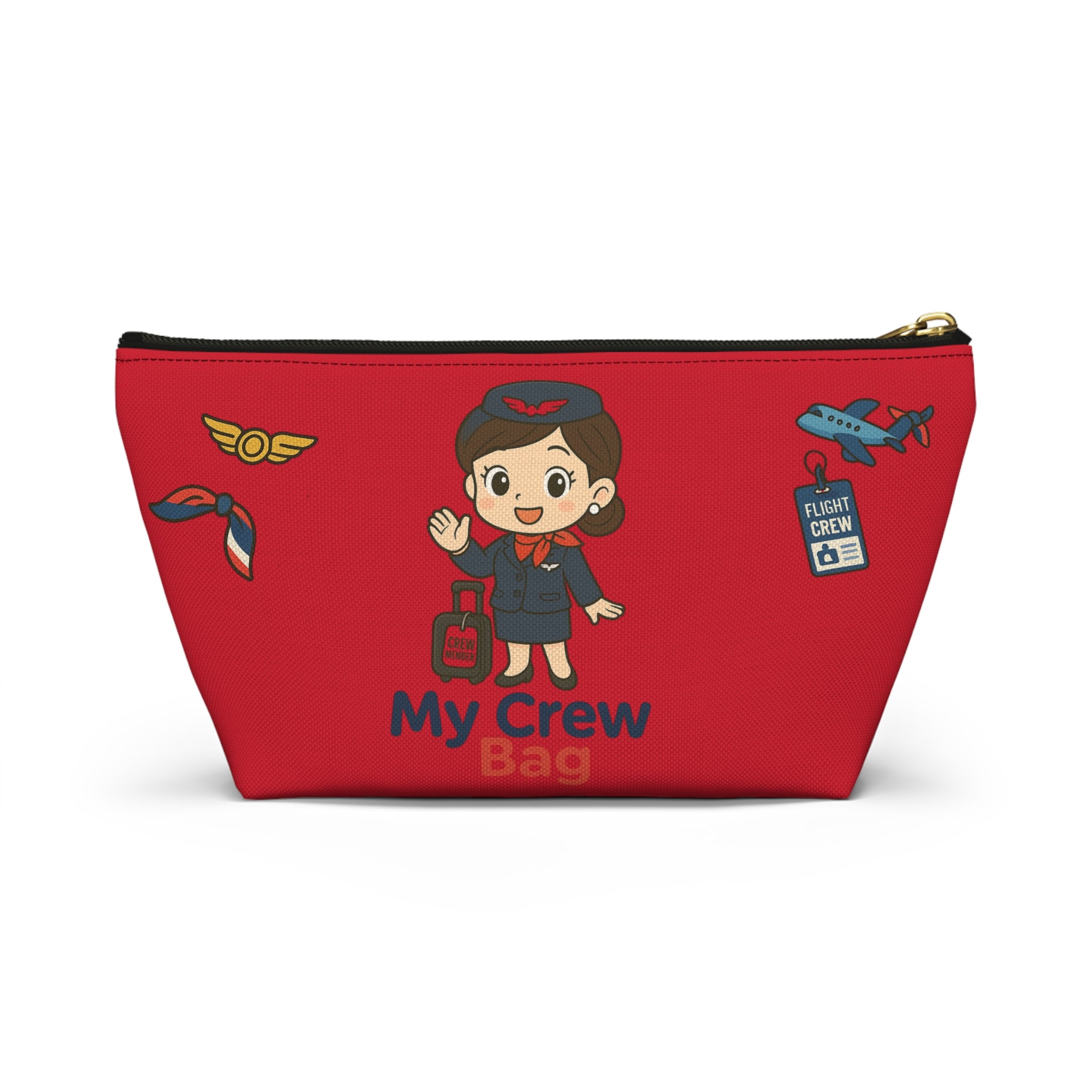 Flight Crew Accessory Pouch w T-bottom