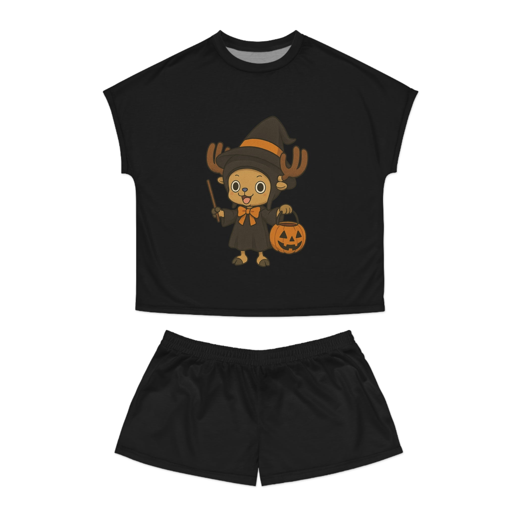 Chopper Halloween Women's Short Pajama Set