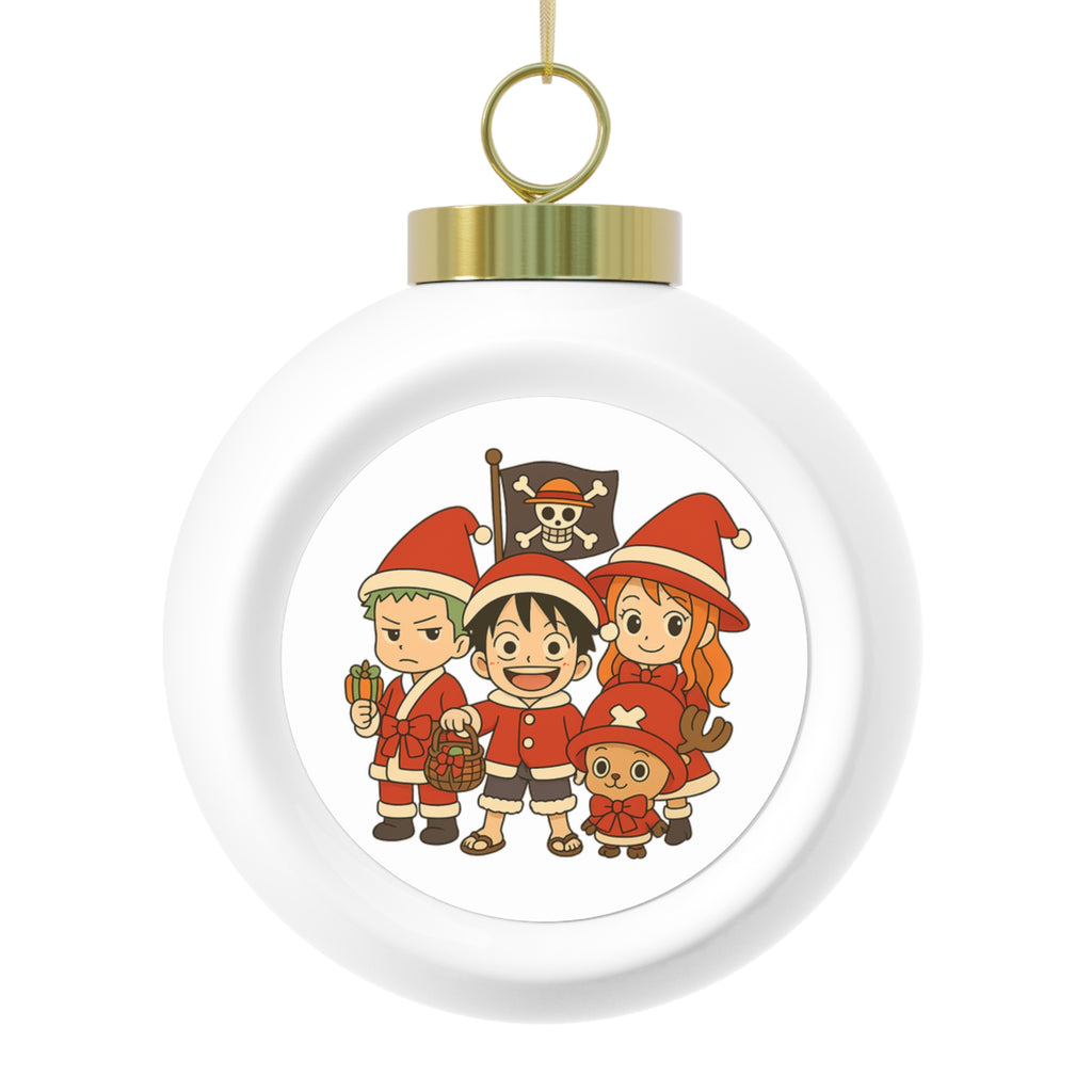 One Piece Christmas Ball Ornament