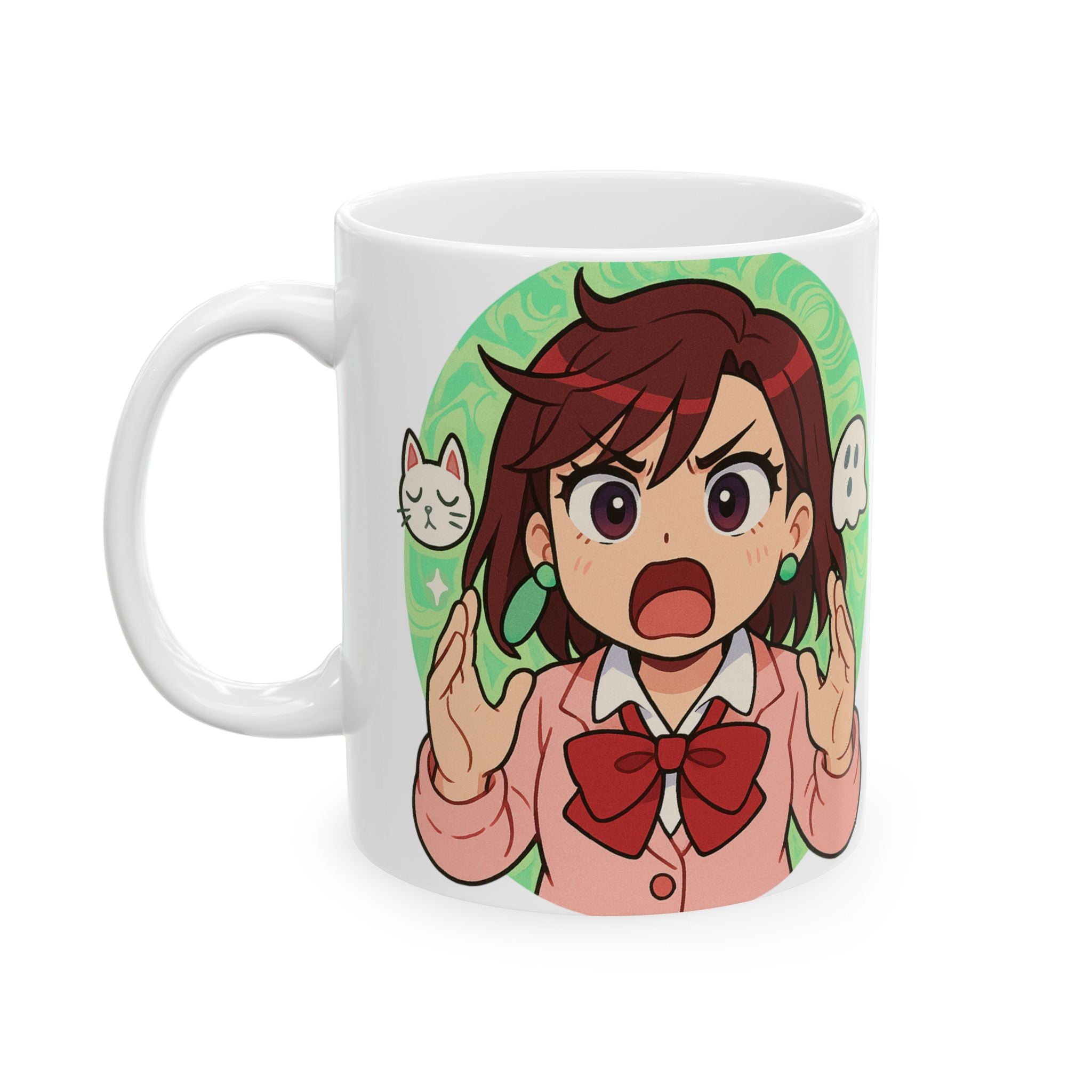 Anime Ceramic Mug, (11oz, 15oz)