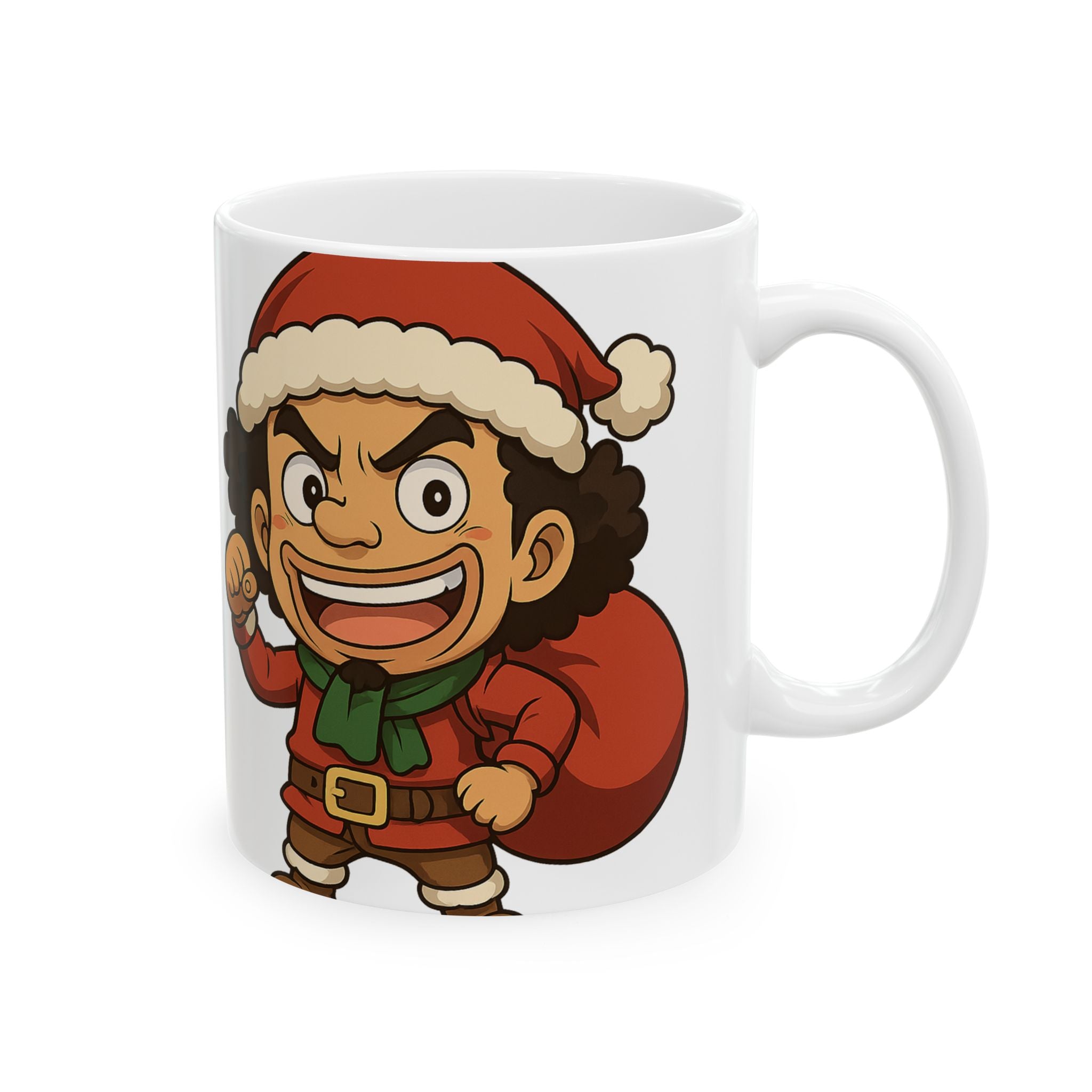 Christmas Usopp Anime Ceramic Mug, (11oz, 15oz)