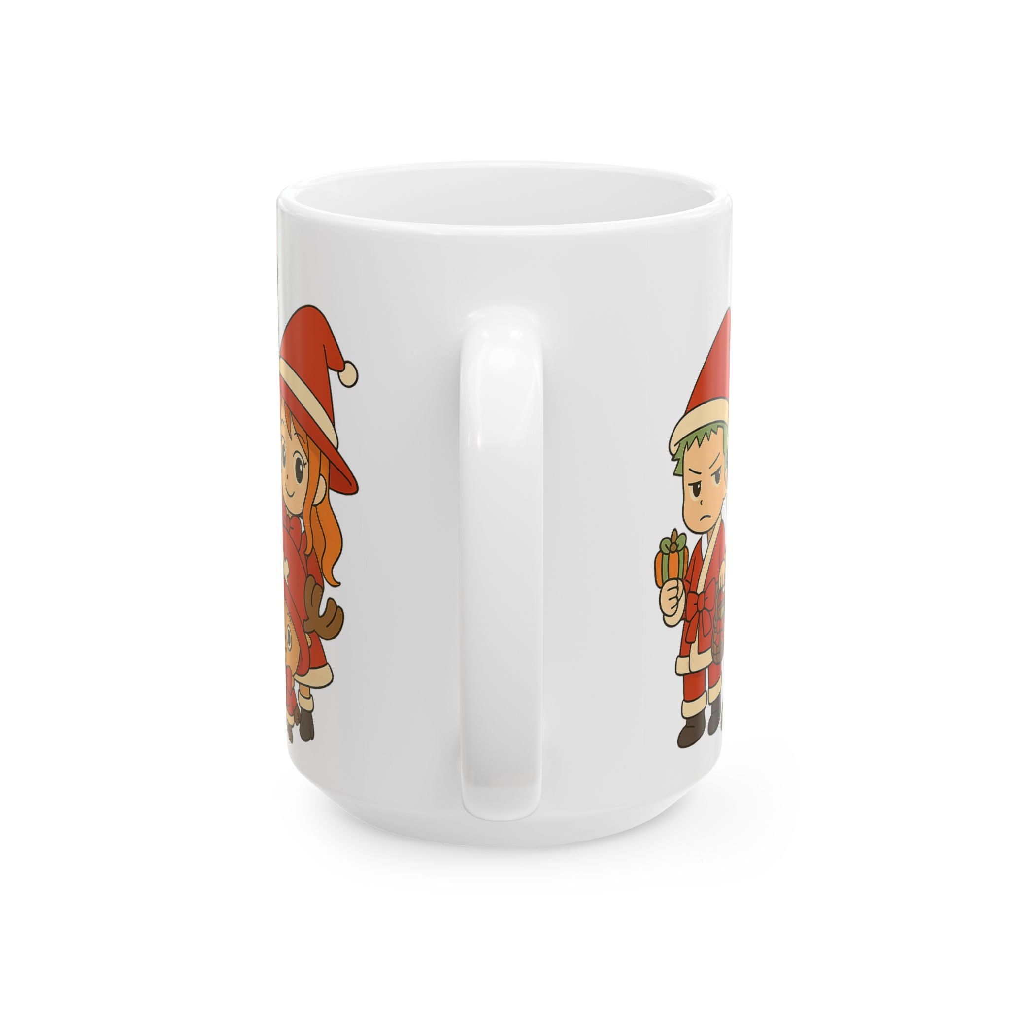 One Piece Christmas Anime  Ceramic Mug, (11oz, 15oz)