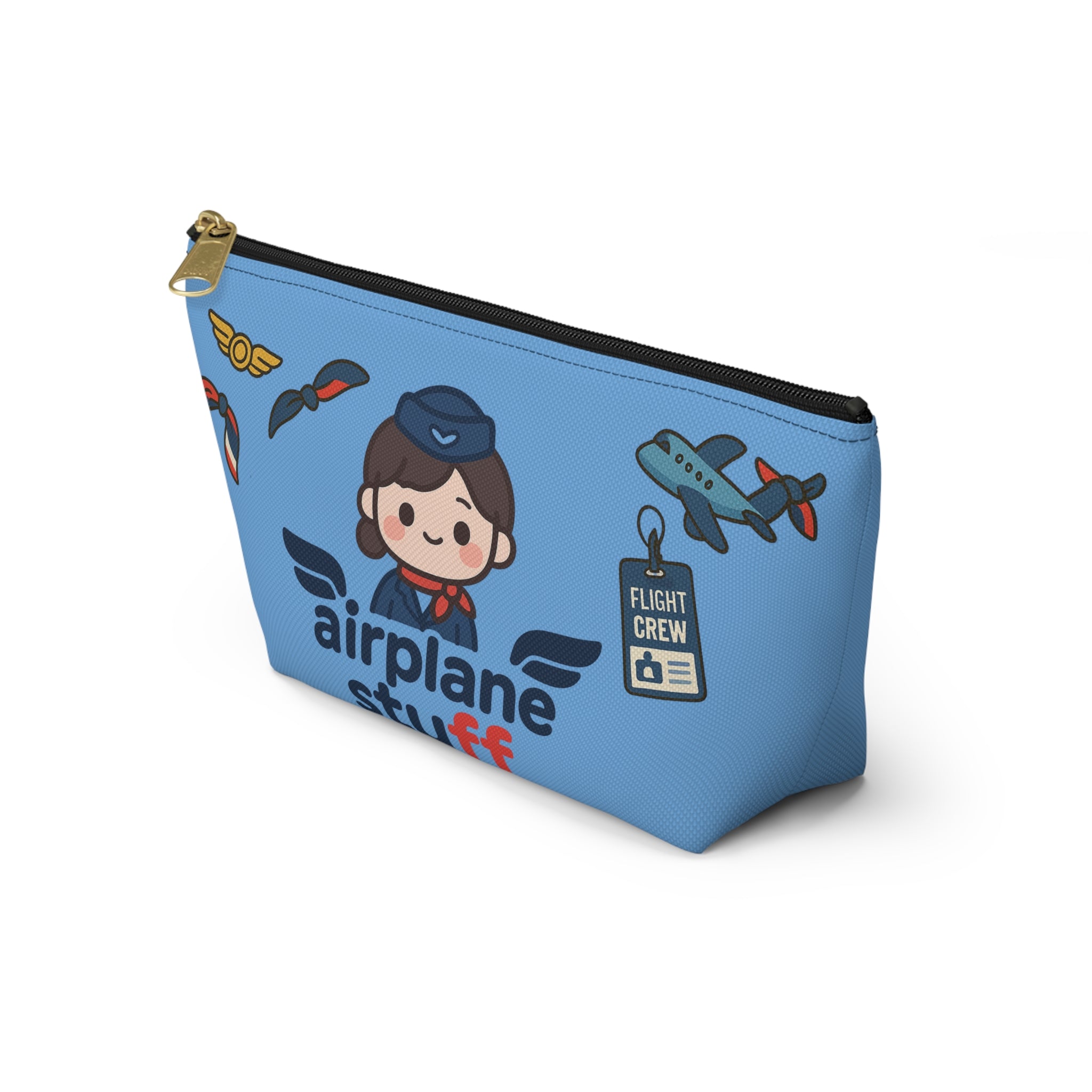 Flight Crew Accessory Pouch w T-bottom