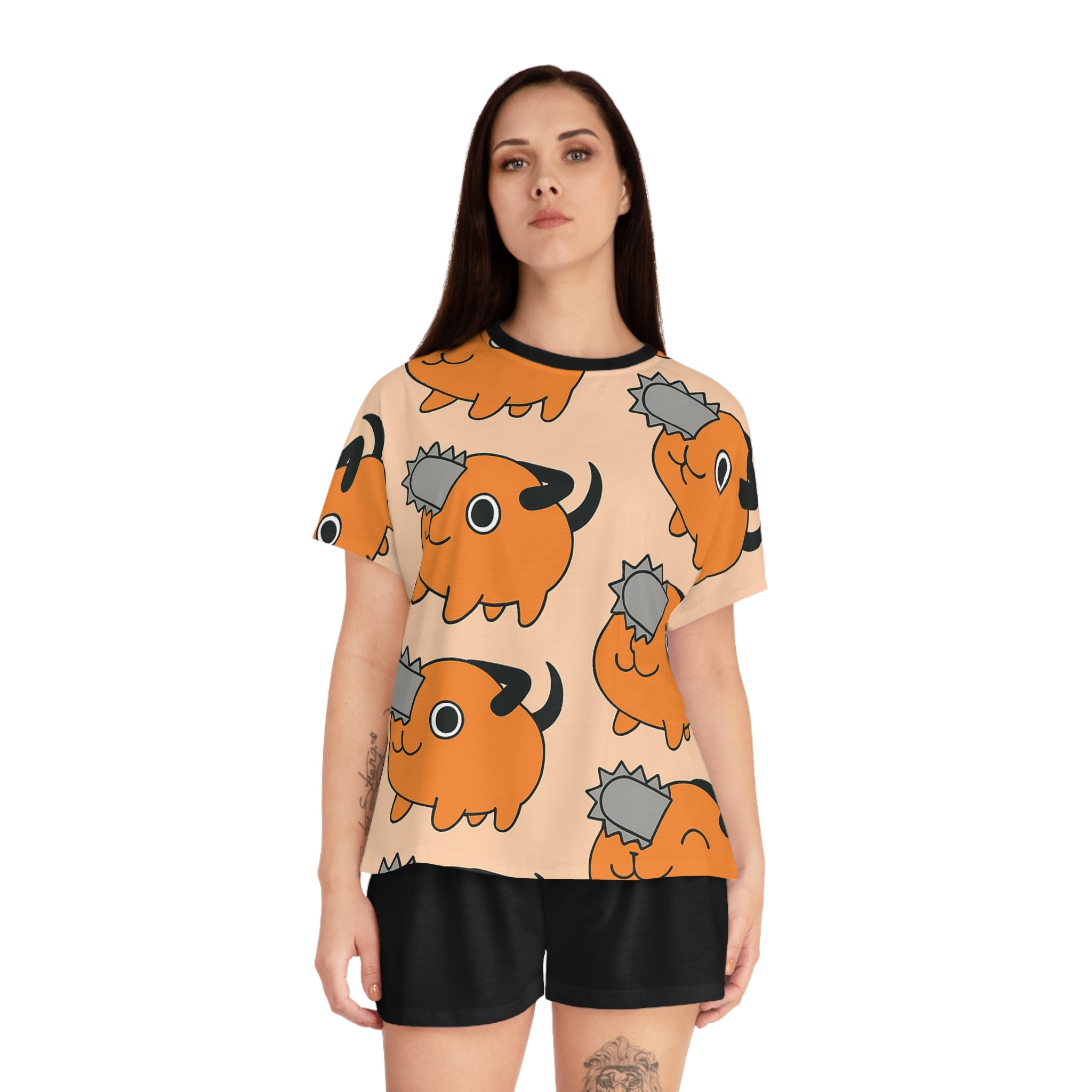 Chainsaw Man Women's Short Pajama Set
