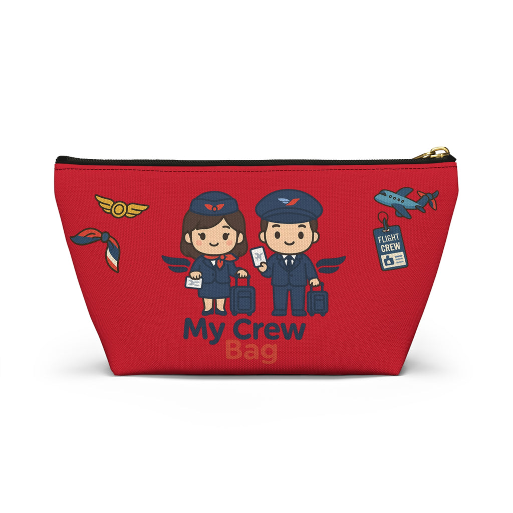 Flight Crew Accessory Pouch w T-bottom