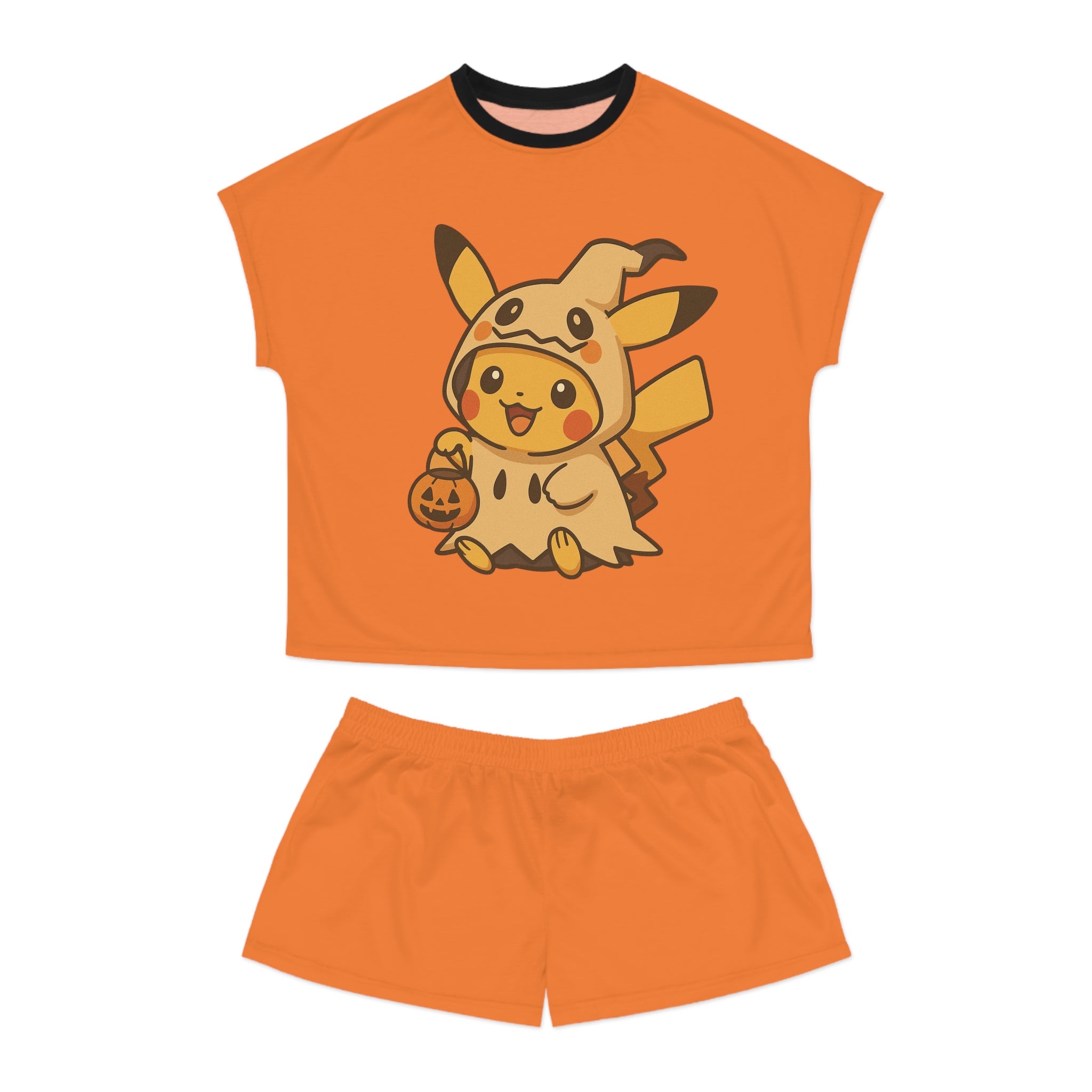 Halloween Anime Women's Short Pajama Set
