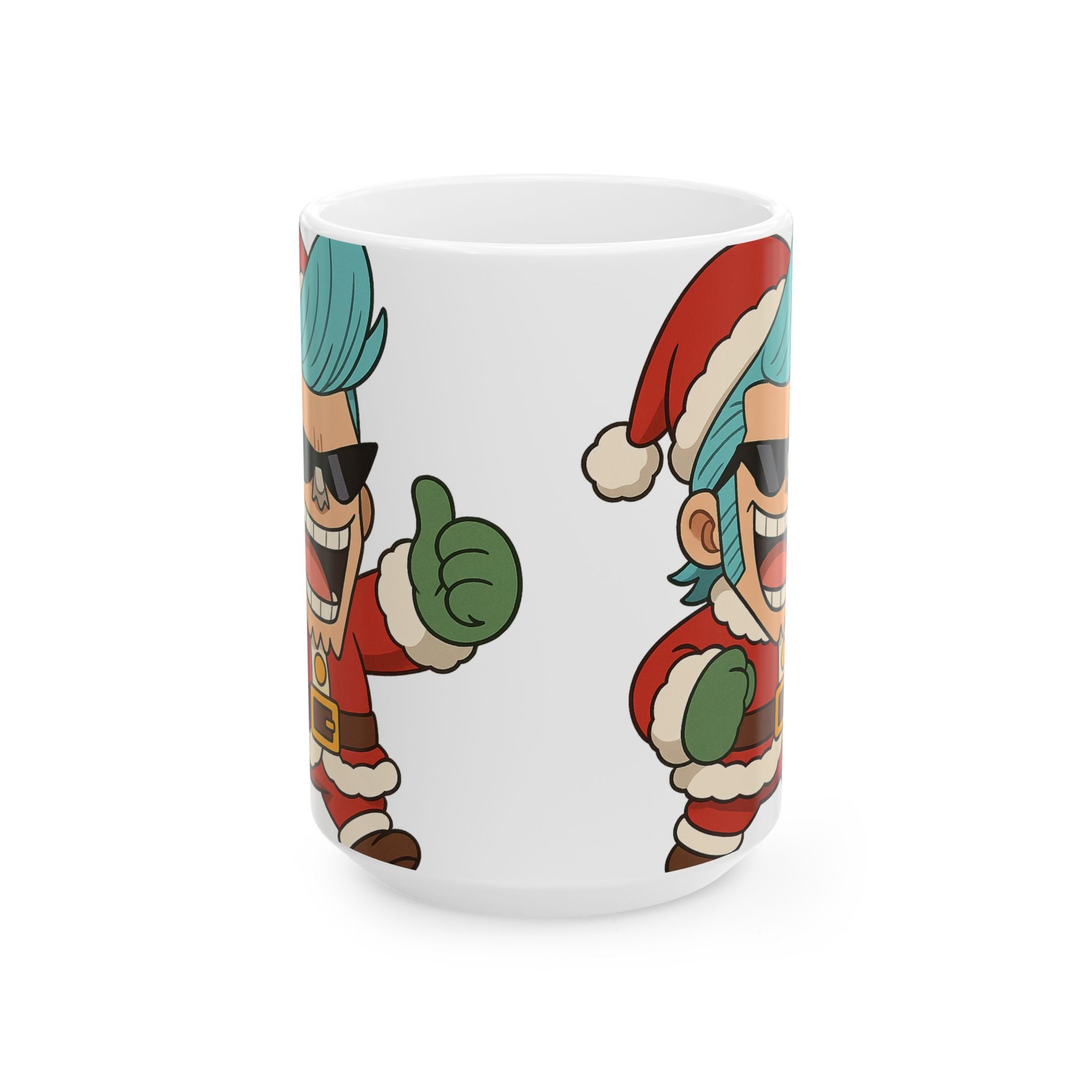 Christmas Franky Anime Ceramic Mug, (11oz, 15oz)