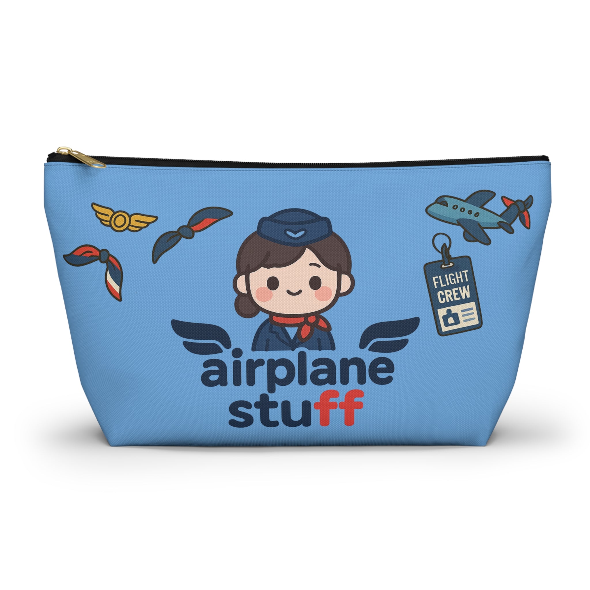 Flight Crew Accessory Pouch w T-bottom