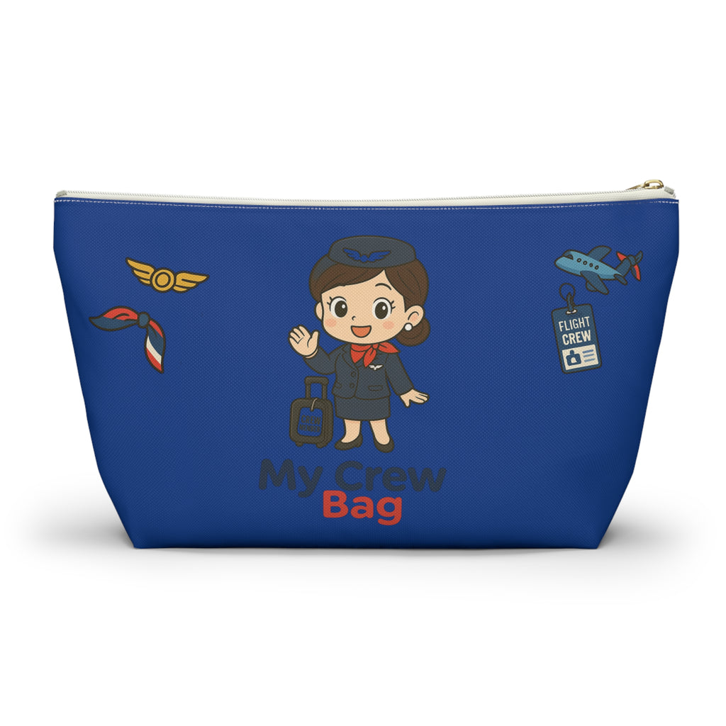 Flight Crew Accessory Pouch w T-bottom