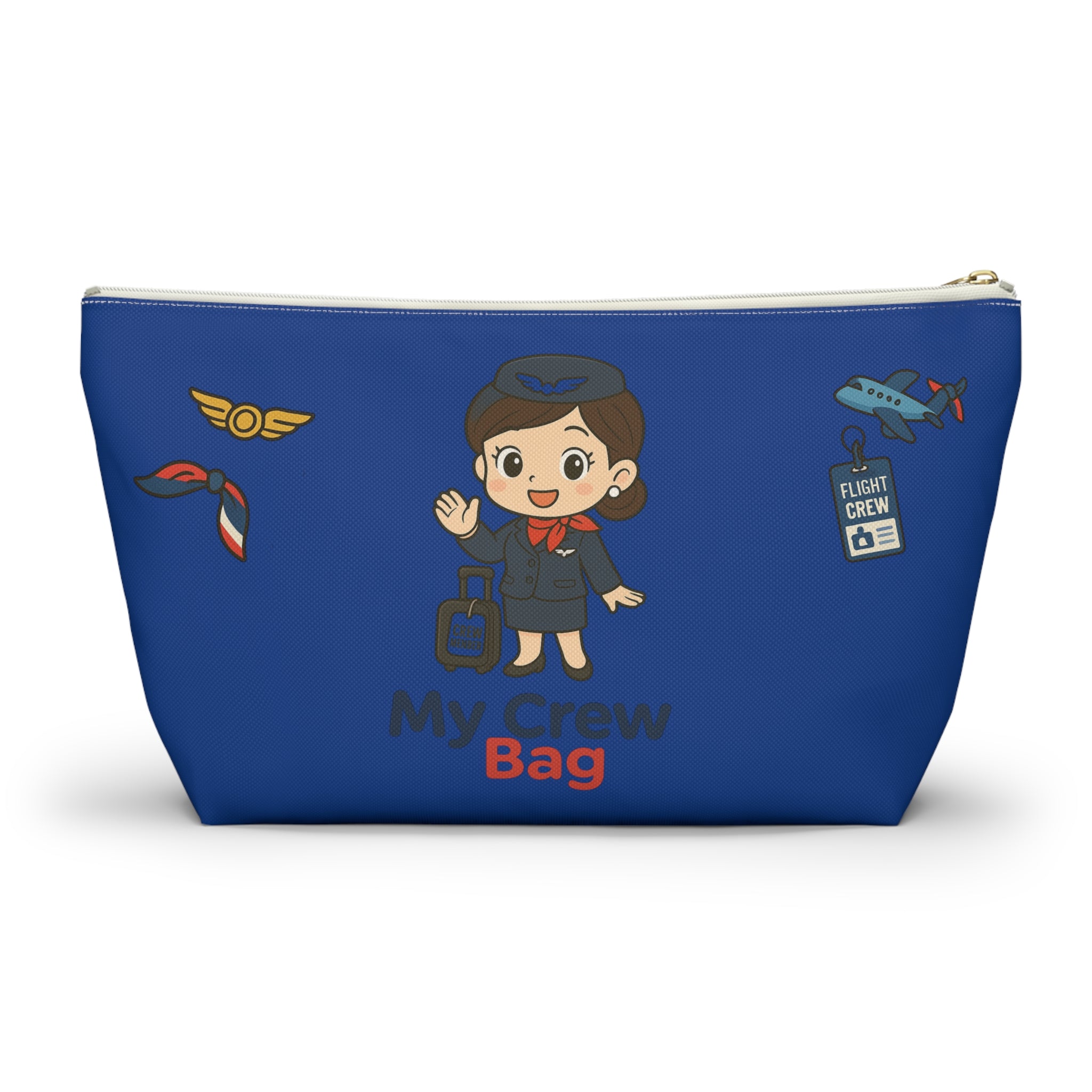 Flight Crew Accessory Pouch w T-bottom