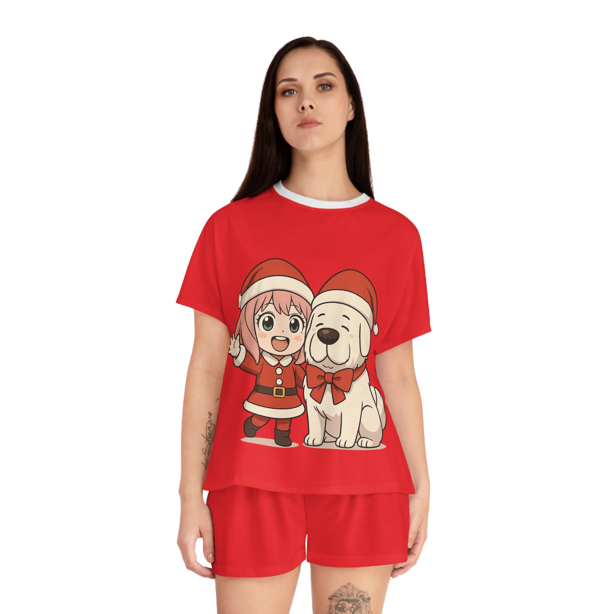 Anya Christmas Women's Short Pajama Set