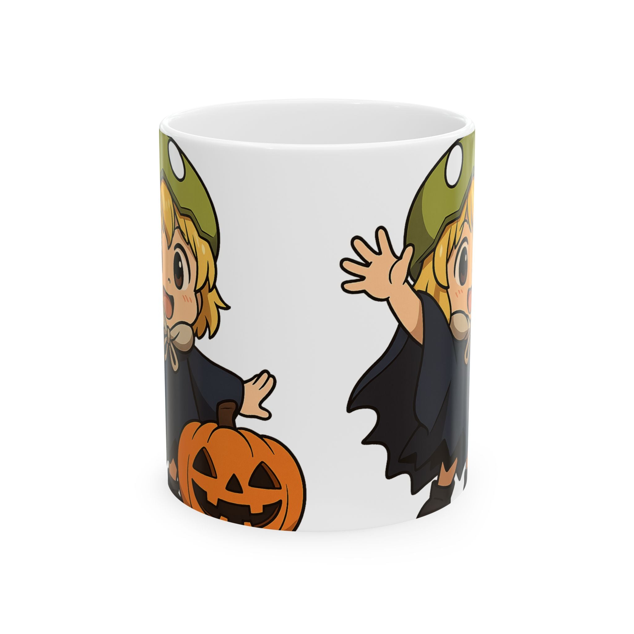 Dr Stone Anime Halloween Suica Ceramic Mug, (11oz, 15oz)