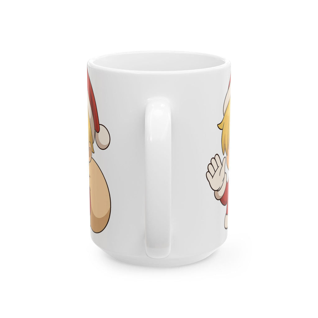 Christmas Sanji Anime Ceramic Mug, (11oz, 15oz)