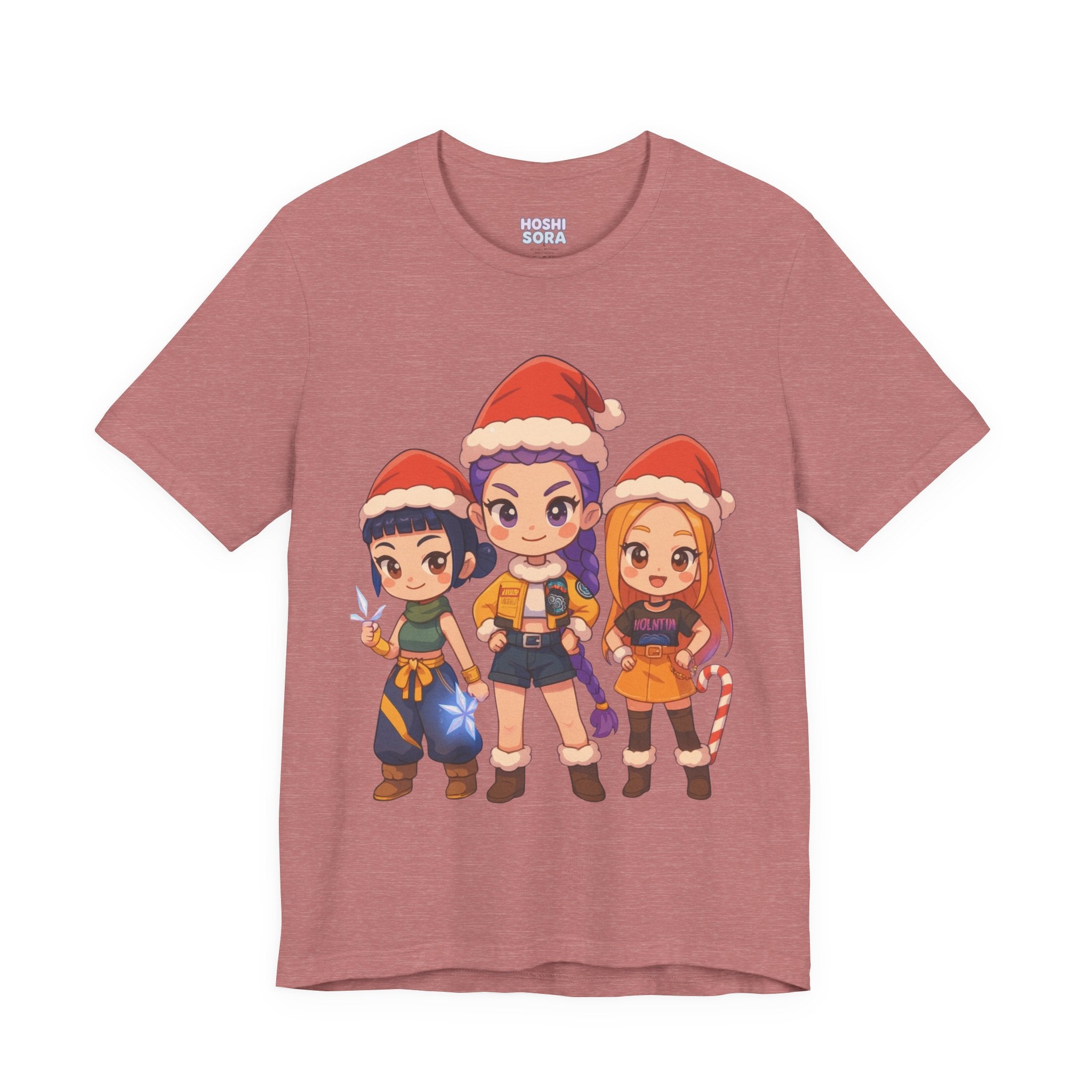 Kpop Demon Hunter Christmas Unisex Jersey Short Sleeve Tee