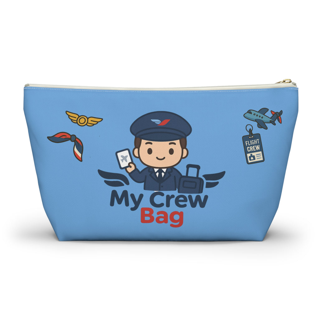 Flight Crew Accessory Pouch w T-bottom