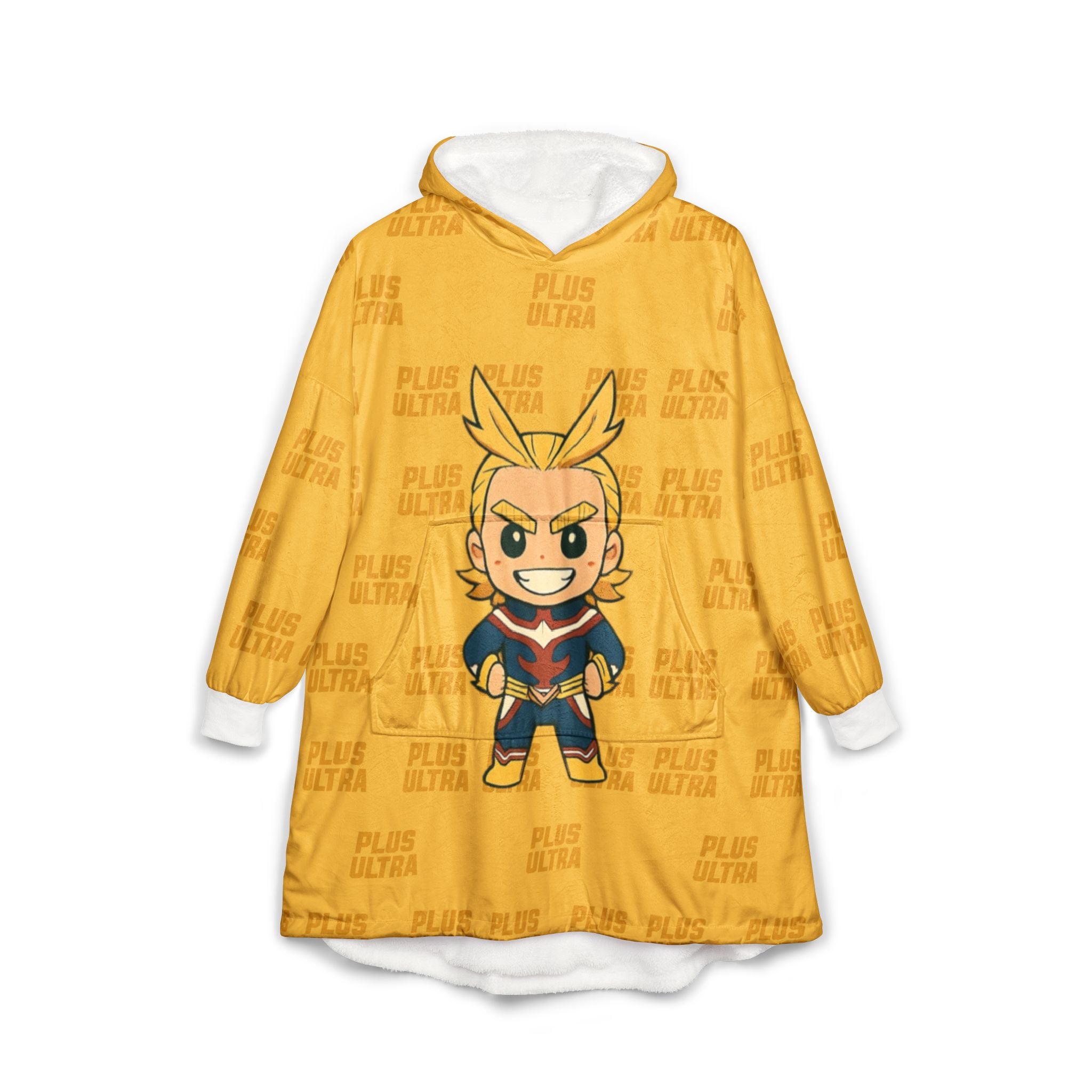 All Might Hooded Blanket, Japanese Style Wearable Blanket