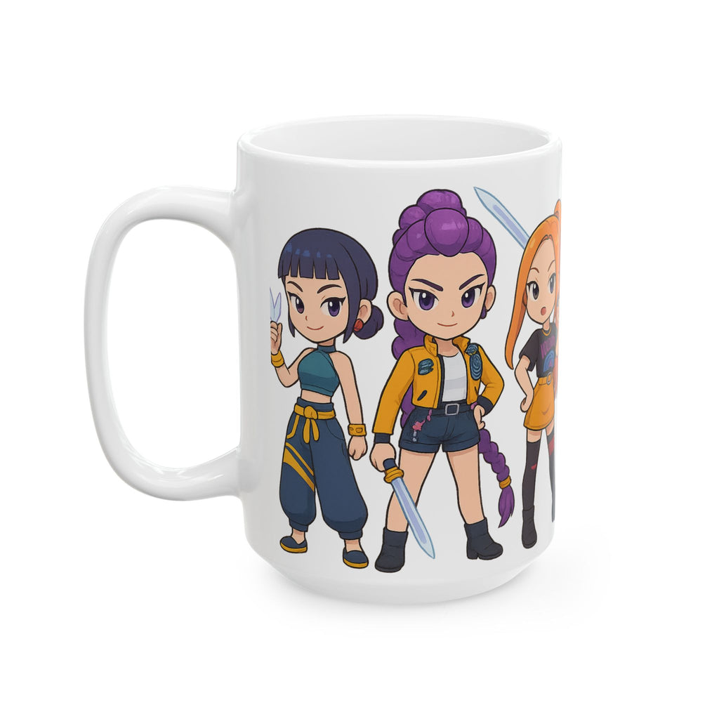 Kpop Demon hunters Ceramic Mug, (11oz, 15oz)