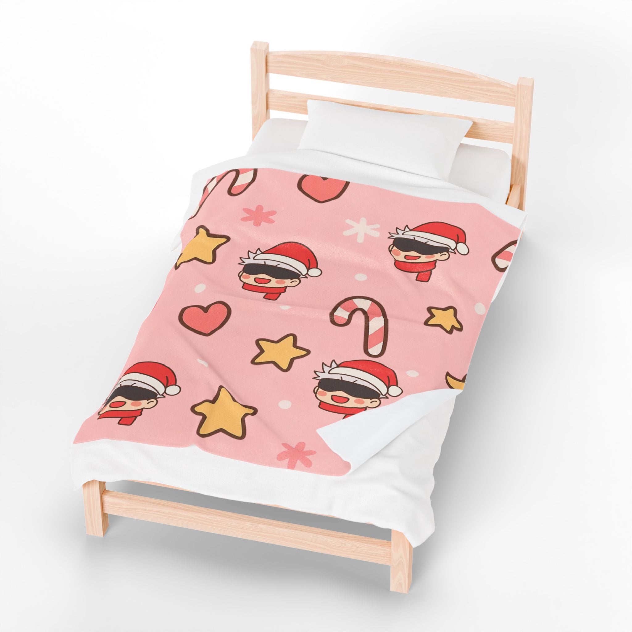 Gojo Christmas Velveteen Plush Blanket
