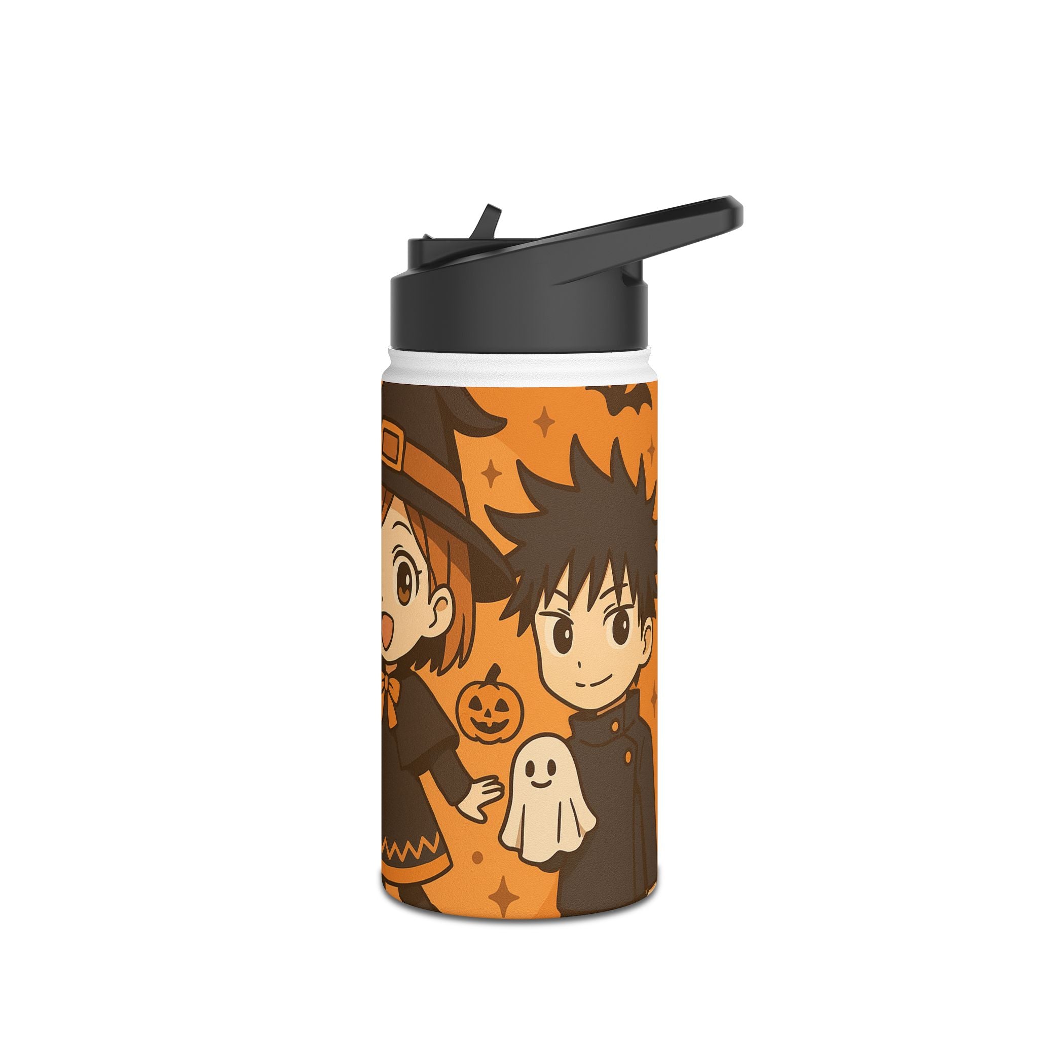 Jujutsu kaisen Anime Stainless Steel Water Bottle, Standard Lid