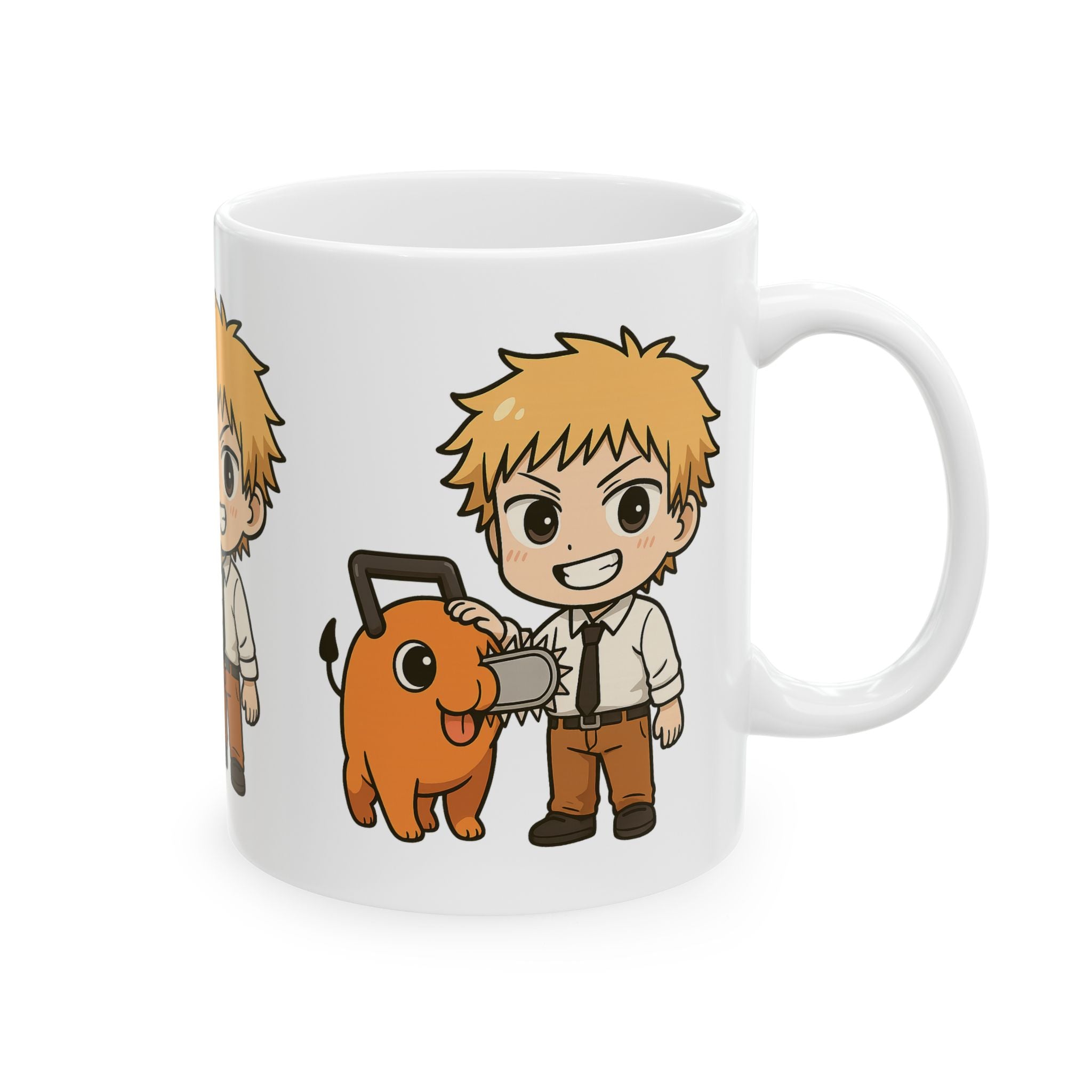 Chainsaw Man Anime  Ceramic Mug, (11oz, 15oz)