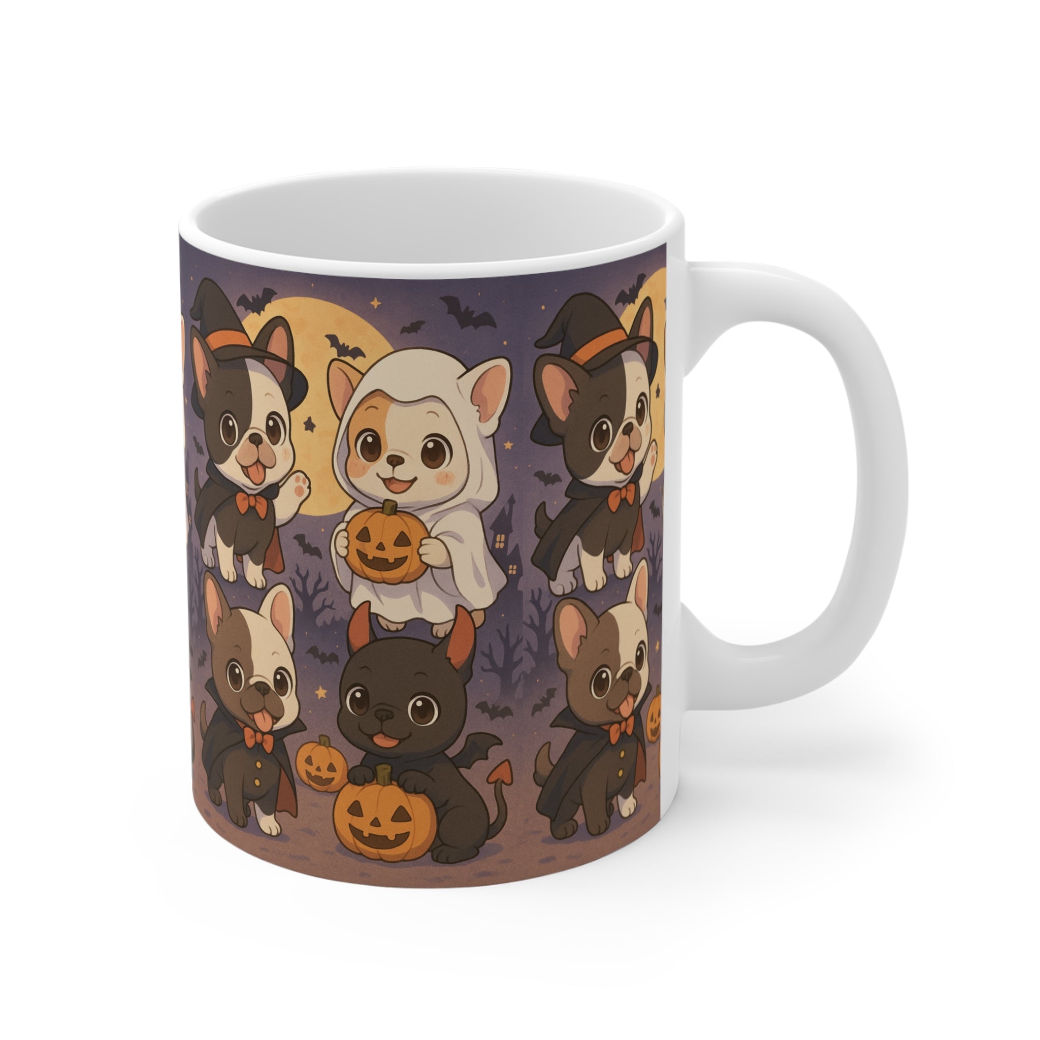 Frenchie Halloween Mug 11oz