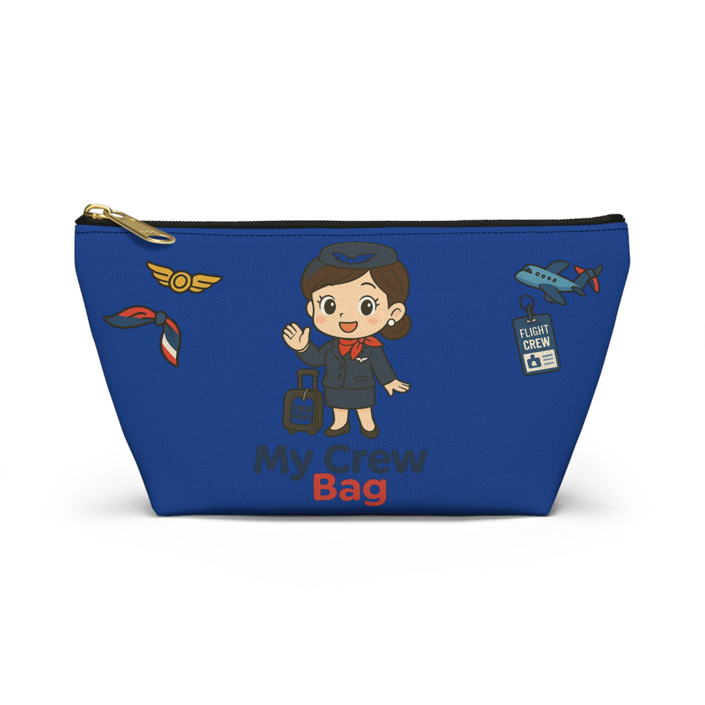 Flight Crew Accessory Pouch w T-bottom