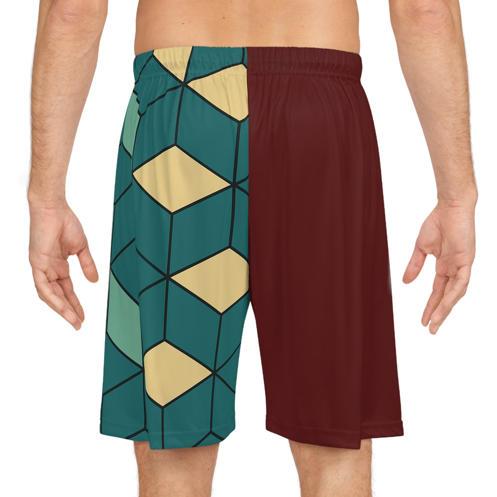 Giyu Demon Slayer Basketball Shorts
