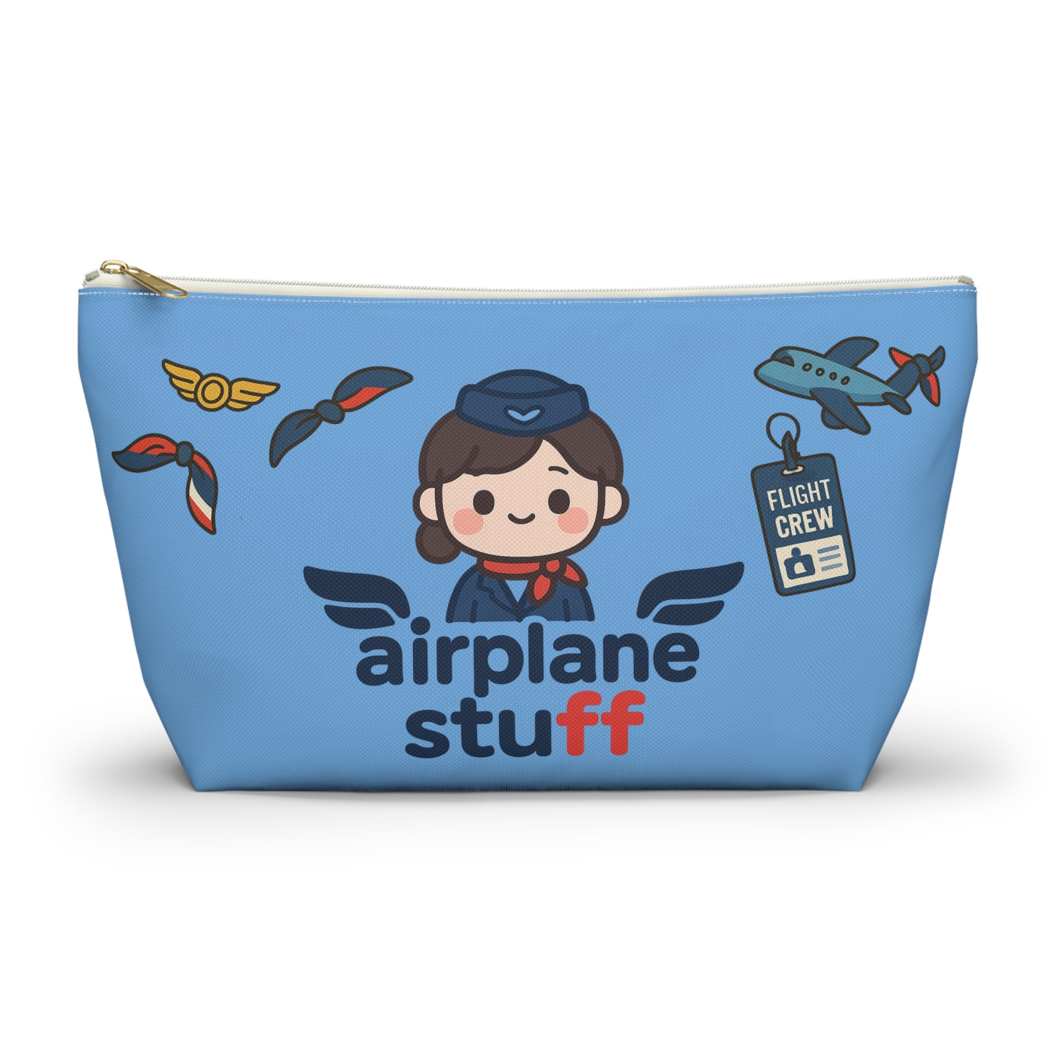 Flight Crew Accessory Pouch w T-bottom