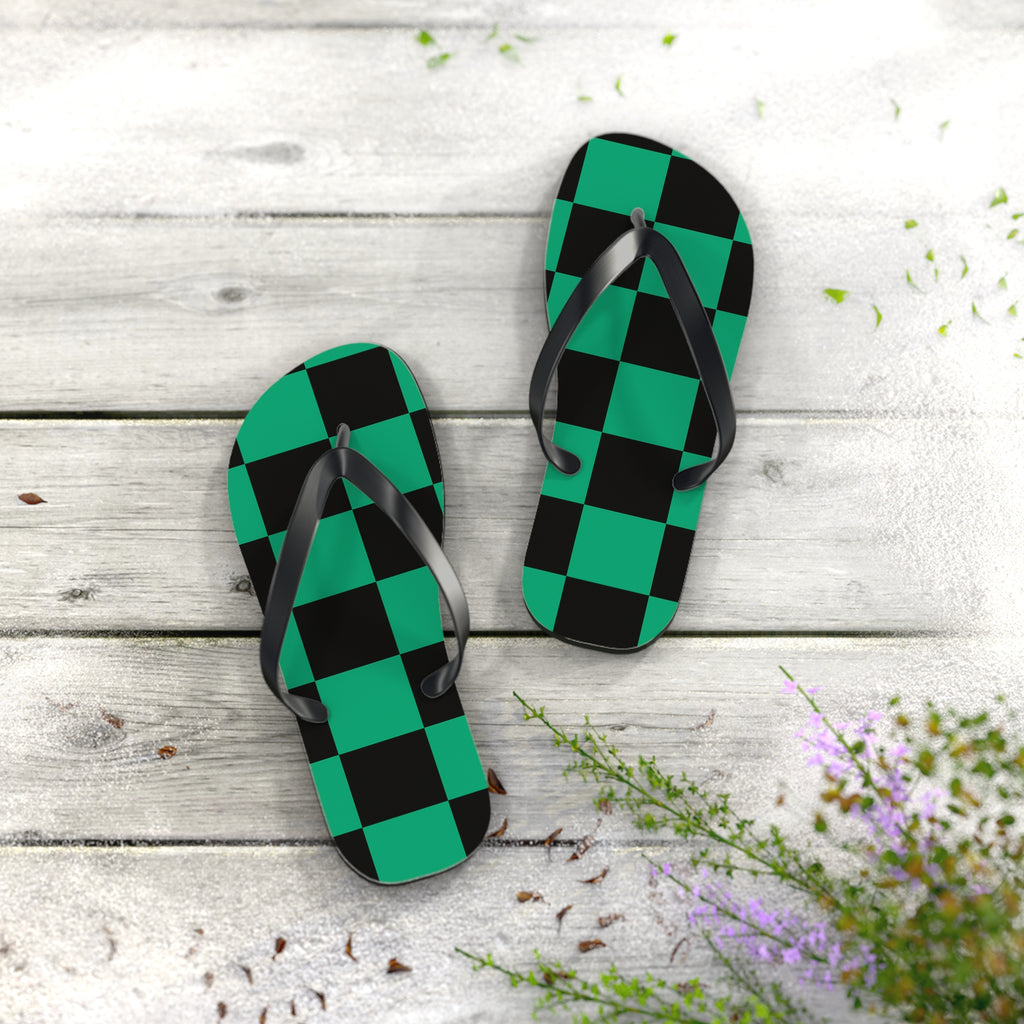 Anime Flip Flops - Cute Japanese Cartoon Style Sandals, Otaku Gift, Anime Lover Footwear, Summer Beach Shoes