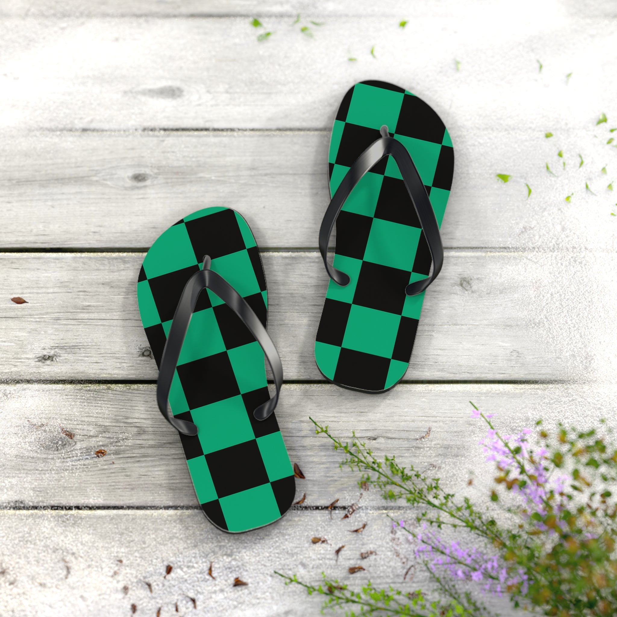 Anime Flip Flops - Cute Japanese Cartoon Style Sandals, Otaku Gift, Anime Lover Footwear, Summer Beach Shoes