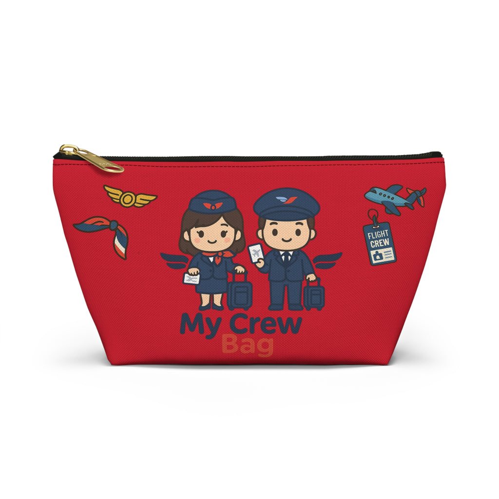 Flight Crew Accessory Pouch w T-bottom