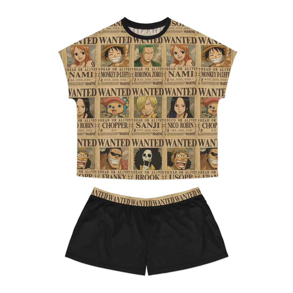 One Piece Women's Short Pajama Set