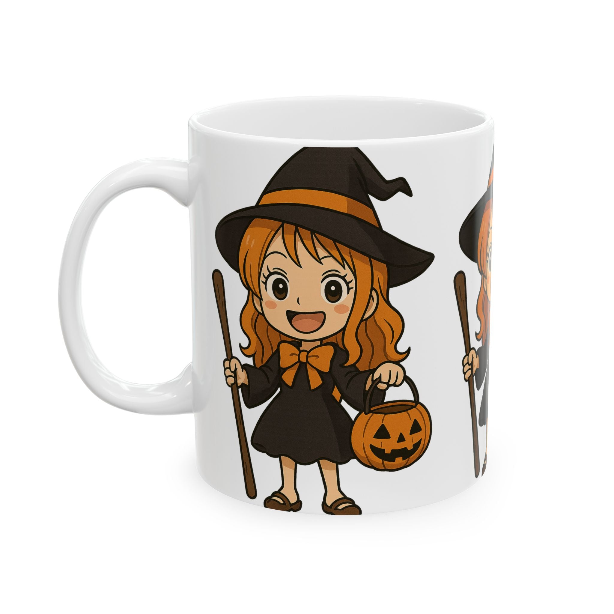 Halloween Nami Anime Ceramic Mug, (11oz, 15oz)