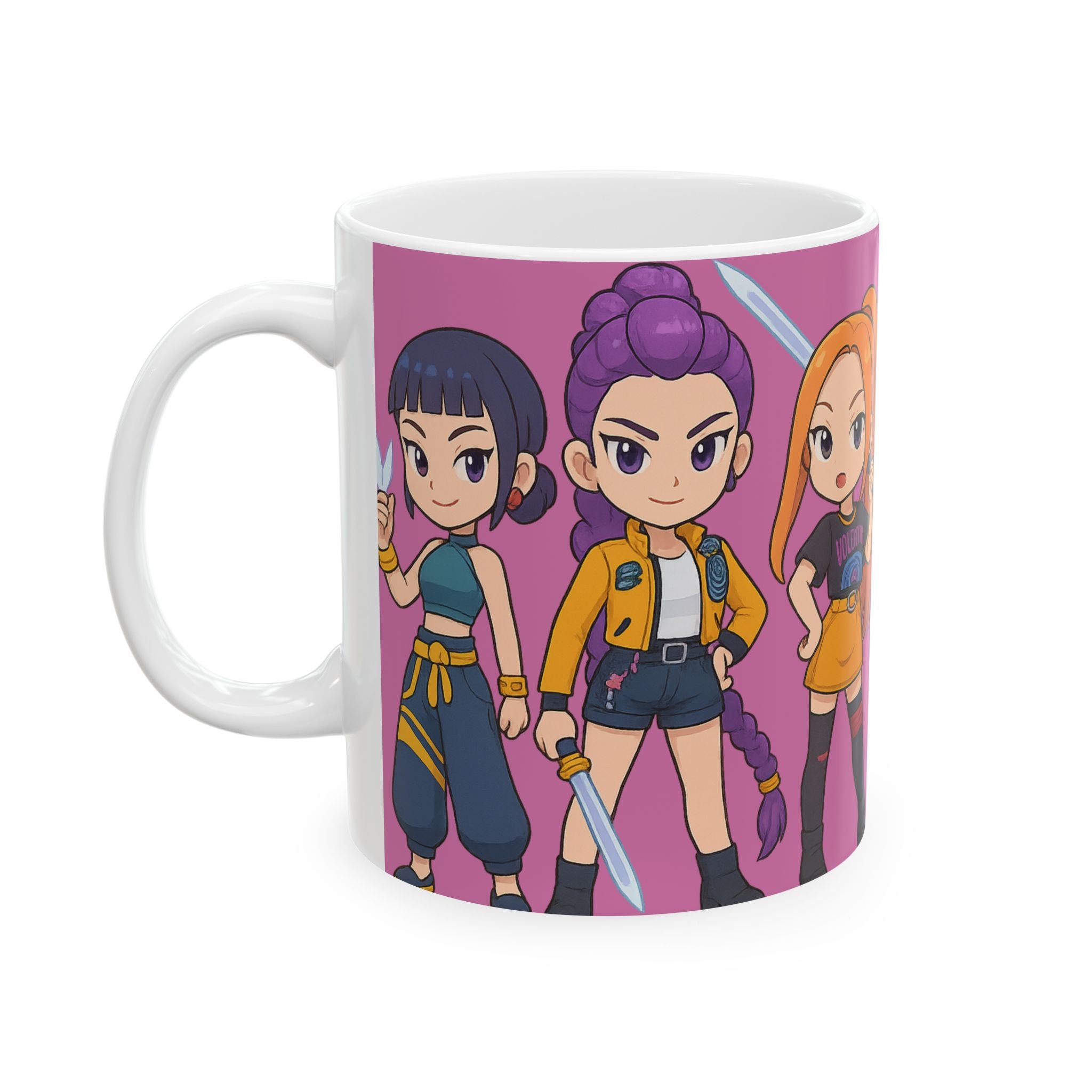 Kpop Demon hunters Ceramic Mug, (11oz, 15oz)