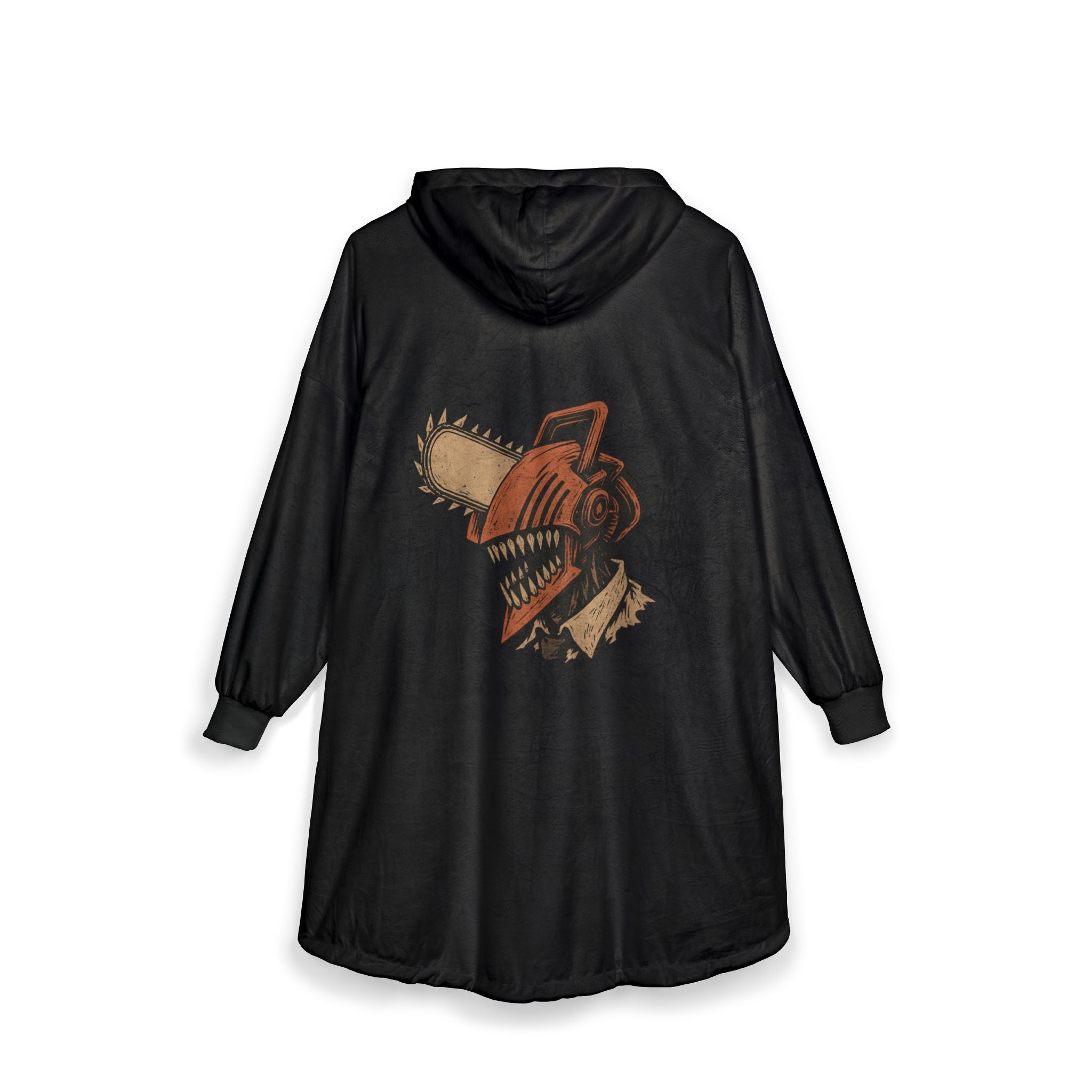 Chainsaw man Hooded Blanket, Japanese Style Wearable Blanket