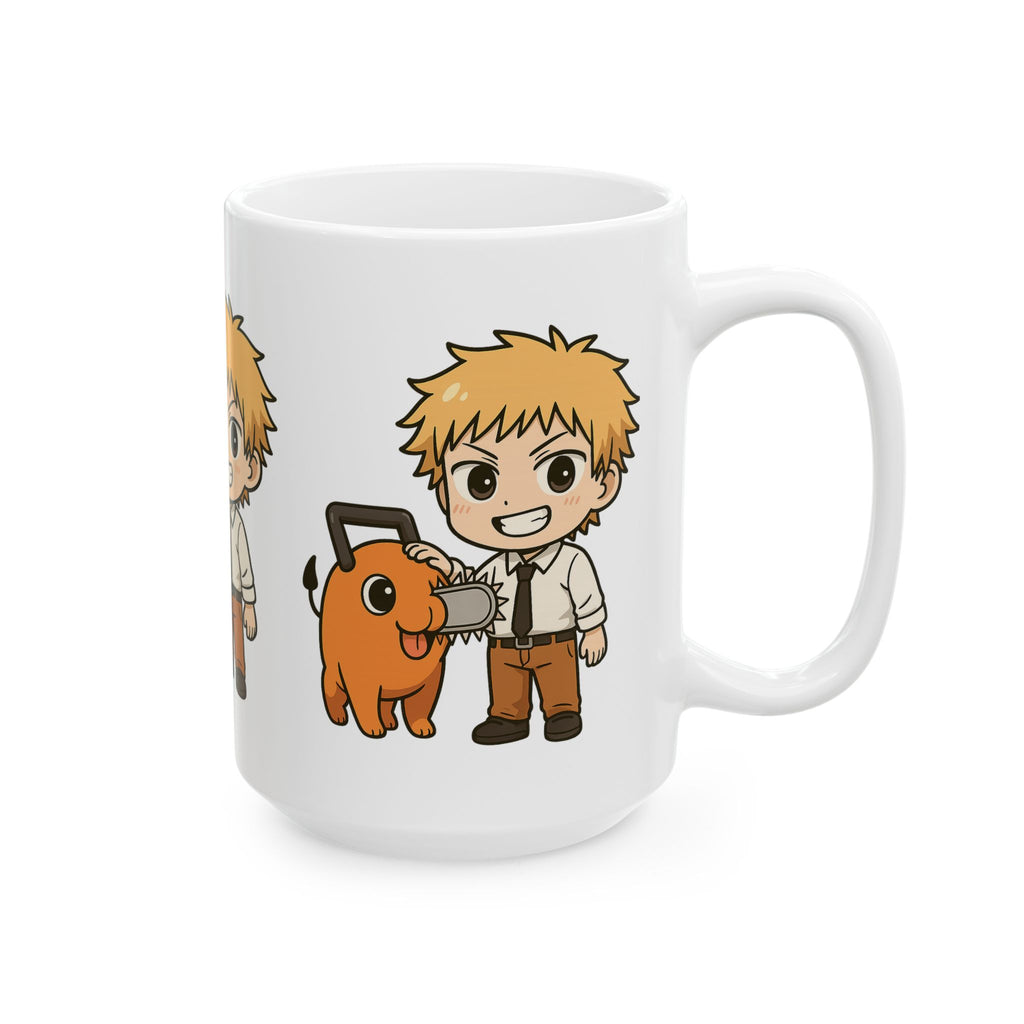 Chainsaw Man Anime  Ceramic Mug, (11oz, 15oz)